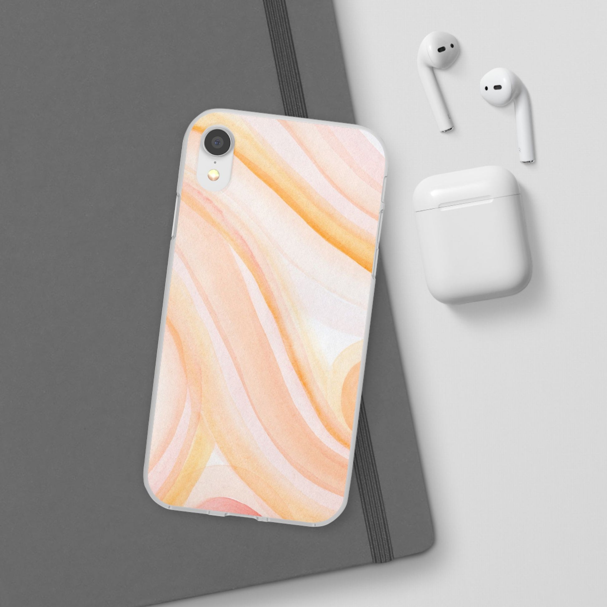Aesthetic Phone Case, Soft Pastel Flexible Cover, Trendy Mobile Accessories, Gift for Her, Cute Phone Protection - FORMO