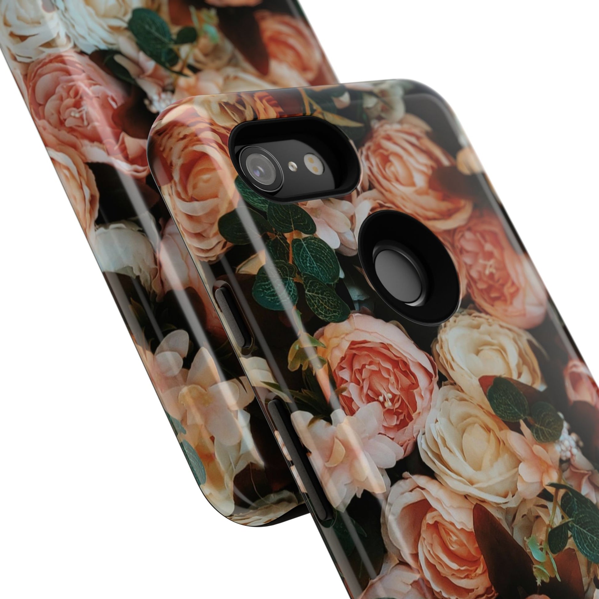 Floral Phone Case - Tough Cases, Rose Design, Floral Protection, Gift for Her, Cute Mobile Cover, Eco-Friendly Case - FORMO