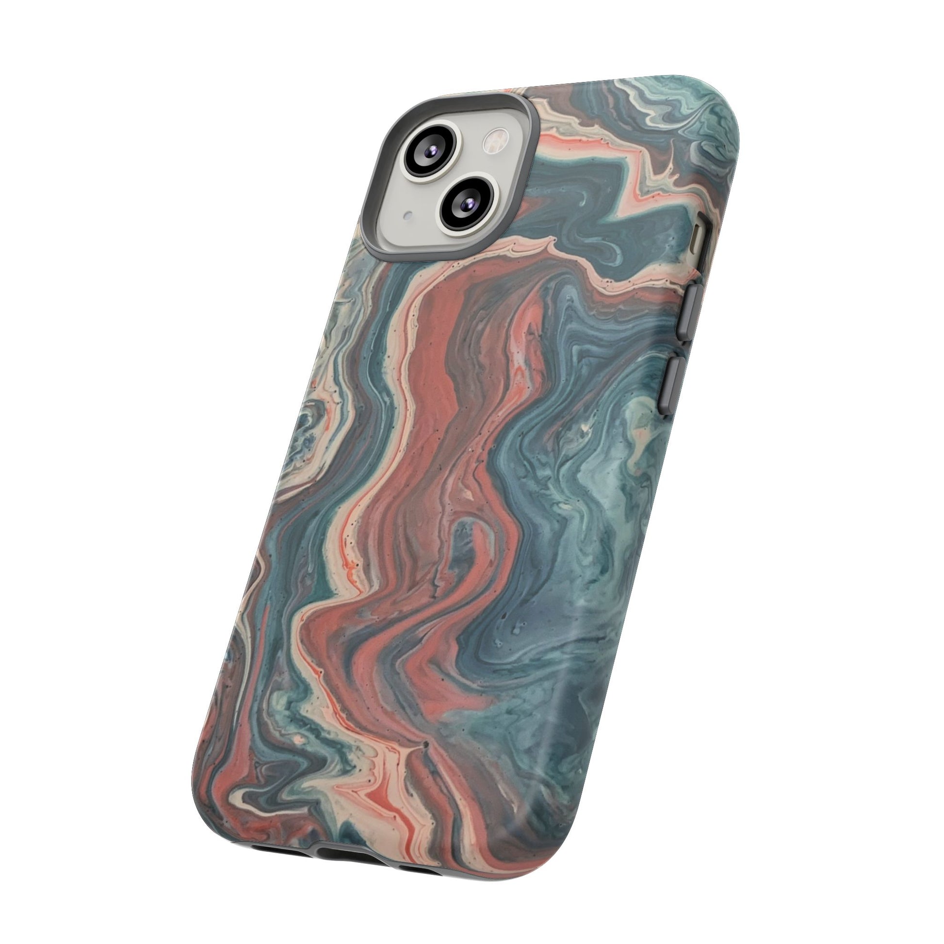 Artistic Phone Case, Tough Cases for Stylish Protection, Marble Design, Trendy Gift for Phone Lovers, Unique Cell Phone Accessory - FORMO