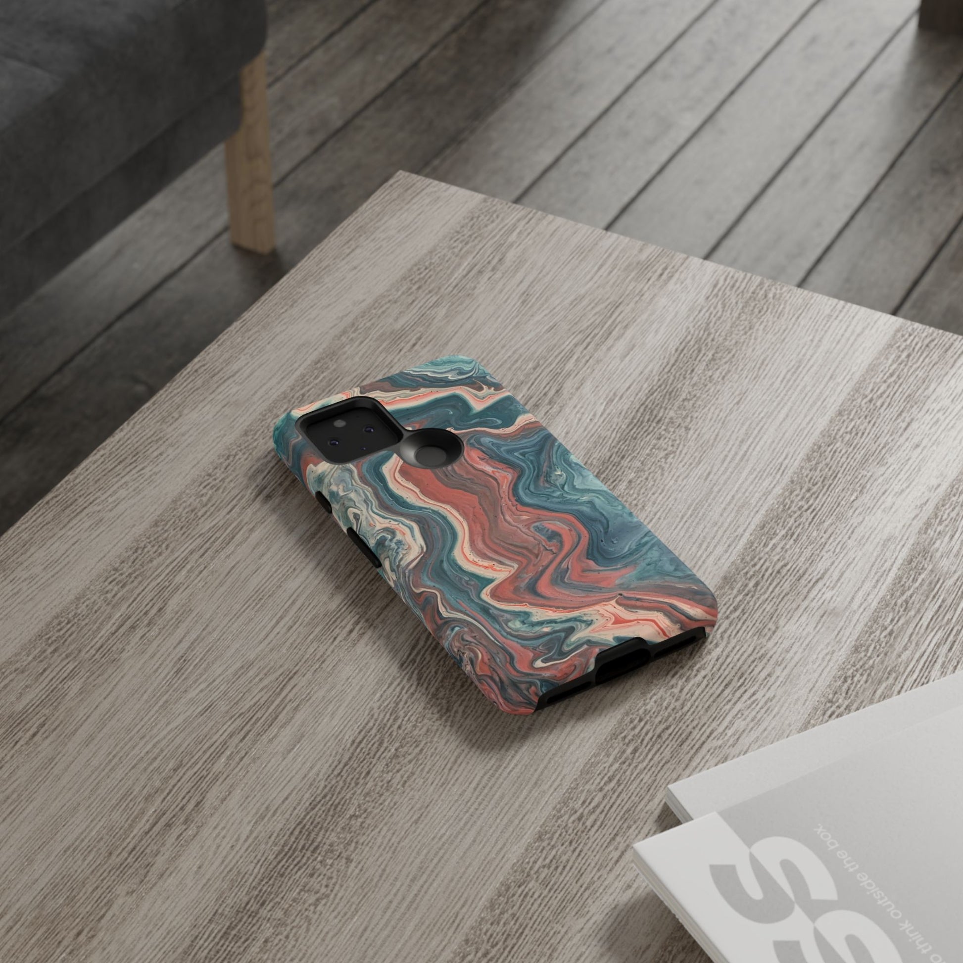 Artistic Phone Case, Tough Cases for Stylish Protection, Marble Design, Trendy Gift for Phone Lovers, Unique Cell Phone Accessory - FORMO