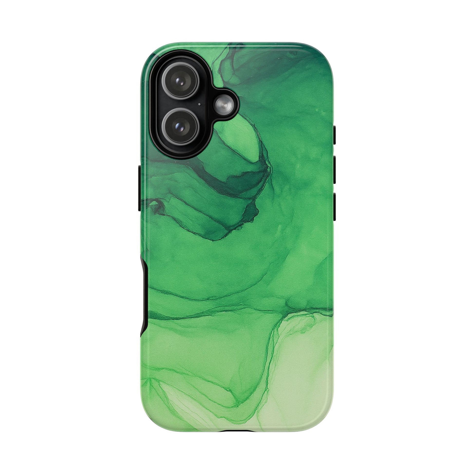 Stylish Phone Case for Nature Lovers, Tough Cases, Green Marble Design, Organic Aesthetic, Unique Gift, Eco-friendly Accessories