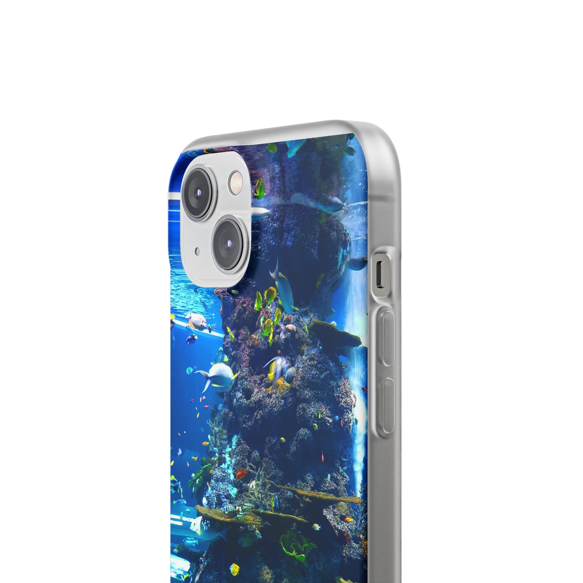 Underwater Paradise Phone Case, Flexible Mobile Cover, Ocean Lover Gift, Marine Life, Beach Decor, Sea Life Accessories - FORMO