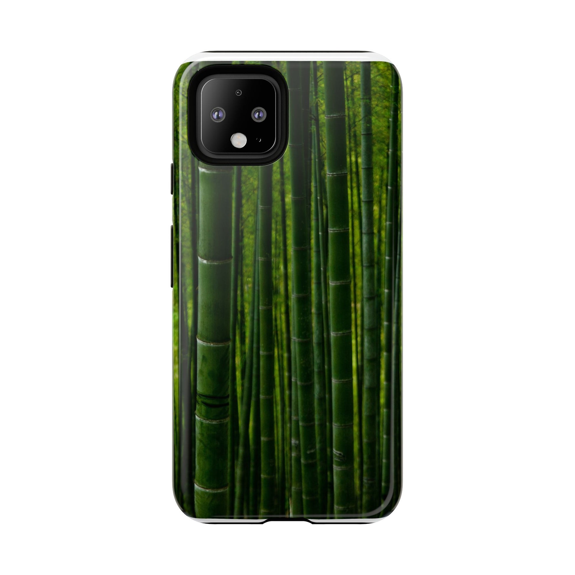 Bamboo Phone Case - Tough Cases, Nature Lover Gift, Eco-Friendly Phone Accessory, Greenery Design, Unique Smartphone Cover - FORMO