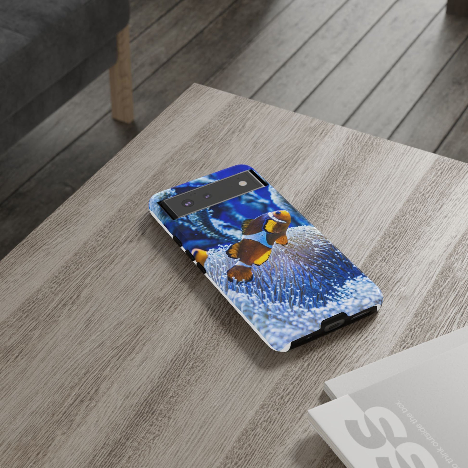 Colorful Marine Life Phone Case, Fish Case, Ocean Lover Gift, Underwater Art, Unique Phone Cover, Tough Phone Protector - FORMO