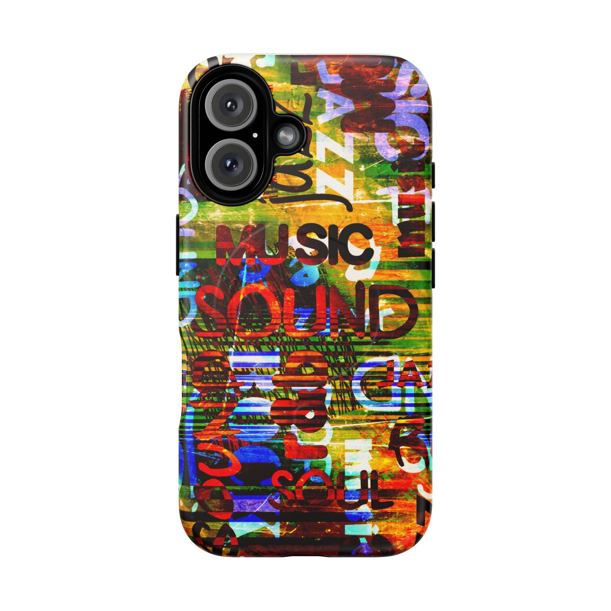 Colorful Music-Themed Phone Case (iPhone & Samsung Compatible) - FORMO