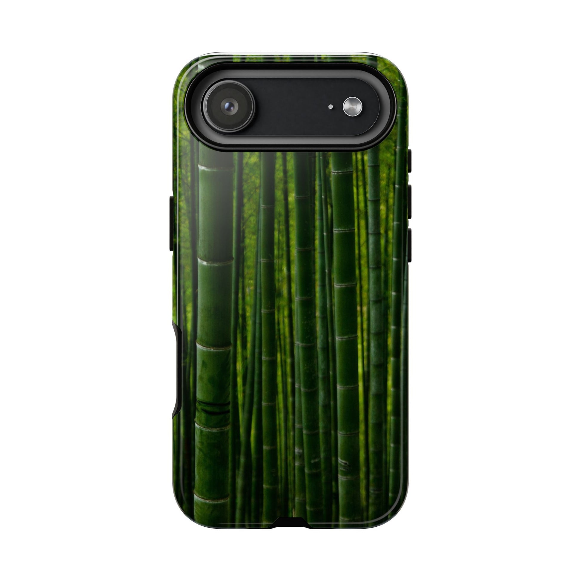 Bamboo Phone Case - Tough Cases, Nature Lover Gift, Eco-Friendly Phone Accessory, Greenery Design, Unique Smartphone Cover