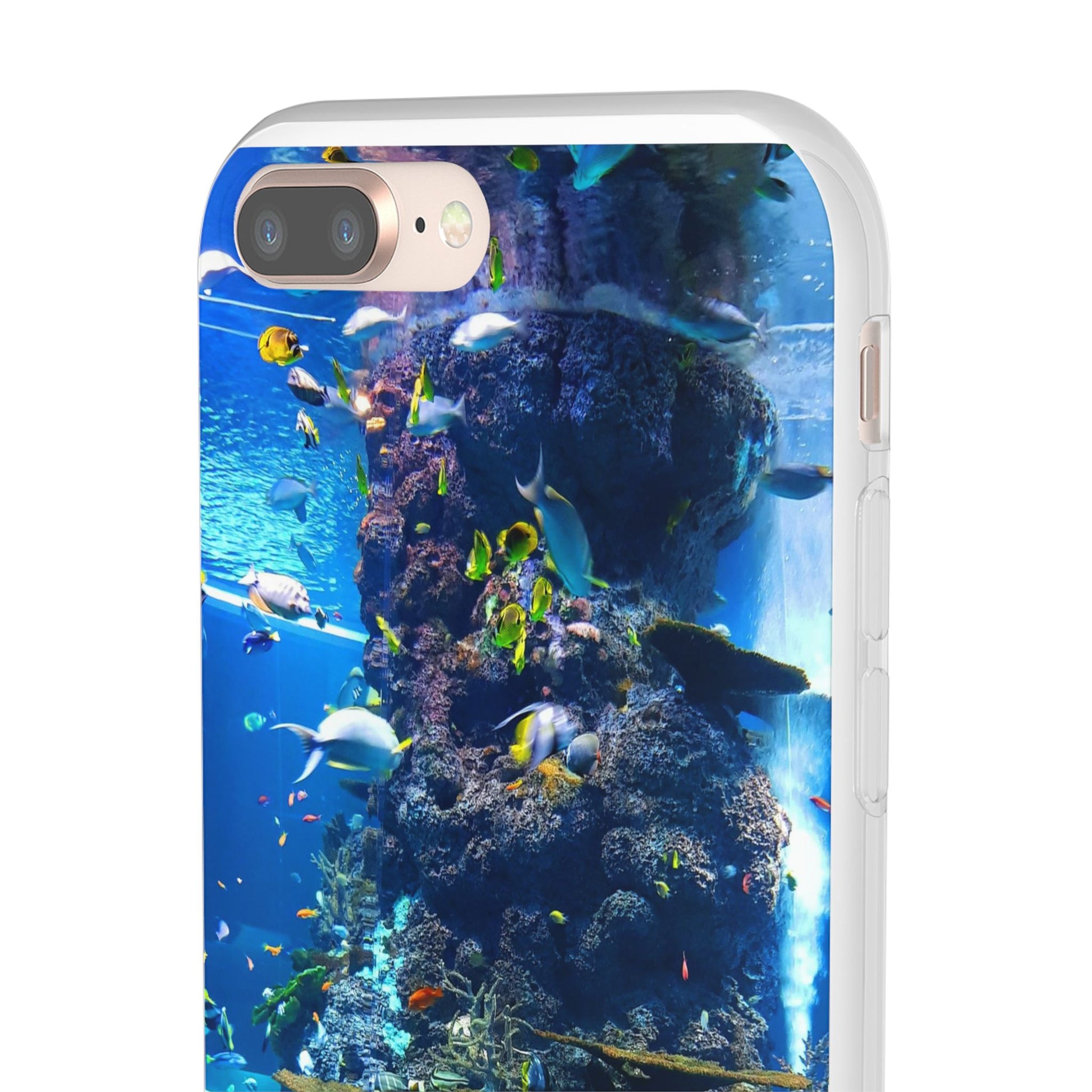 Underwater Paradise Phone Case, Flexible Mobile Cover, Ocean Lover Gift, Marine Life, Beach Decor, Sea Life Accessories - FORMO