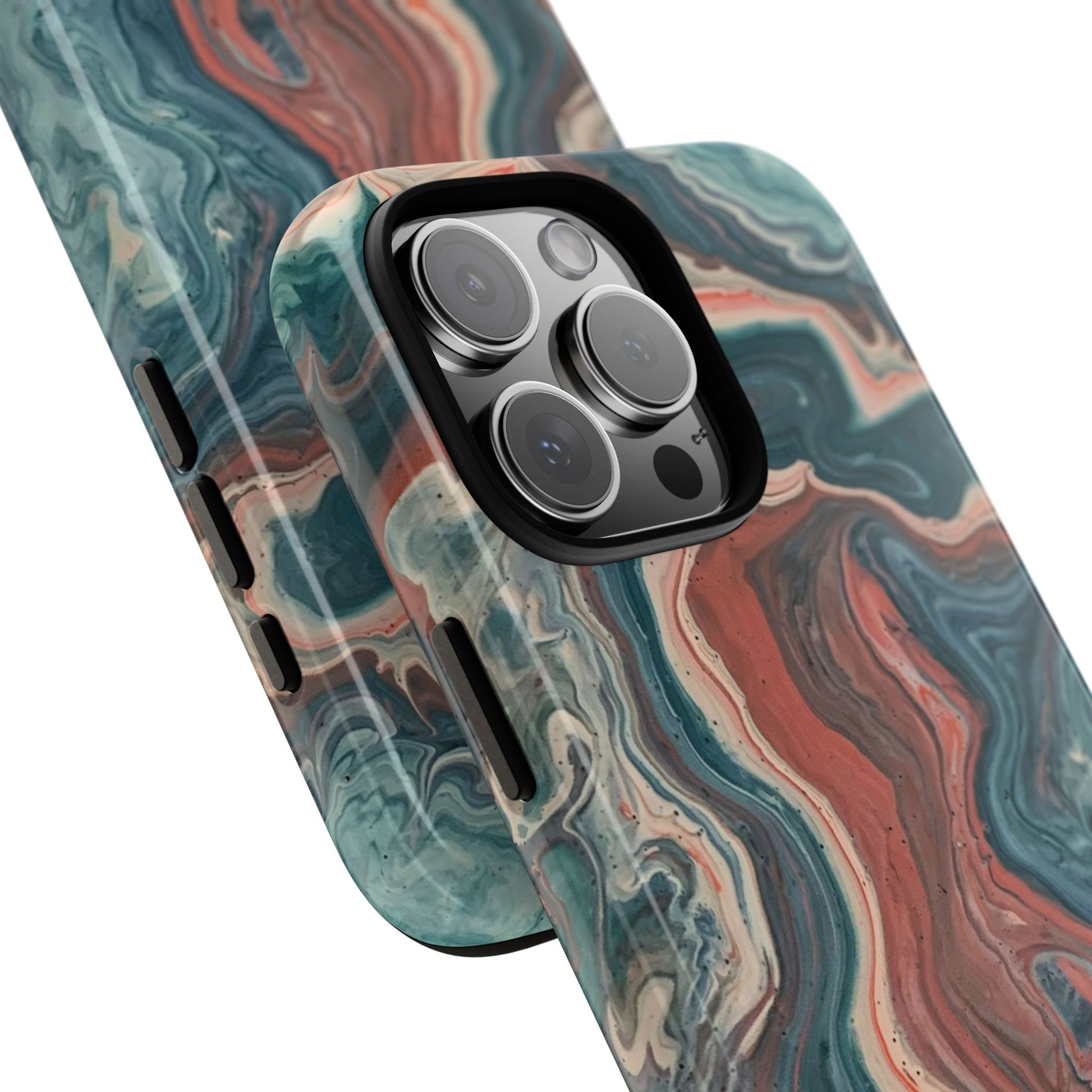 Artistic Phone Case, Tough Cases for Stylish Protection, Marble Design, Trendy Gift for Phone Lovers, Unique Cell Phone Accessory - FORMO