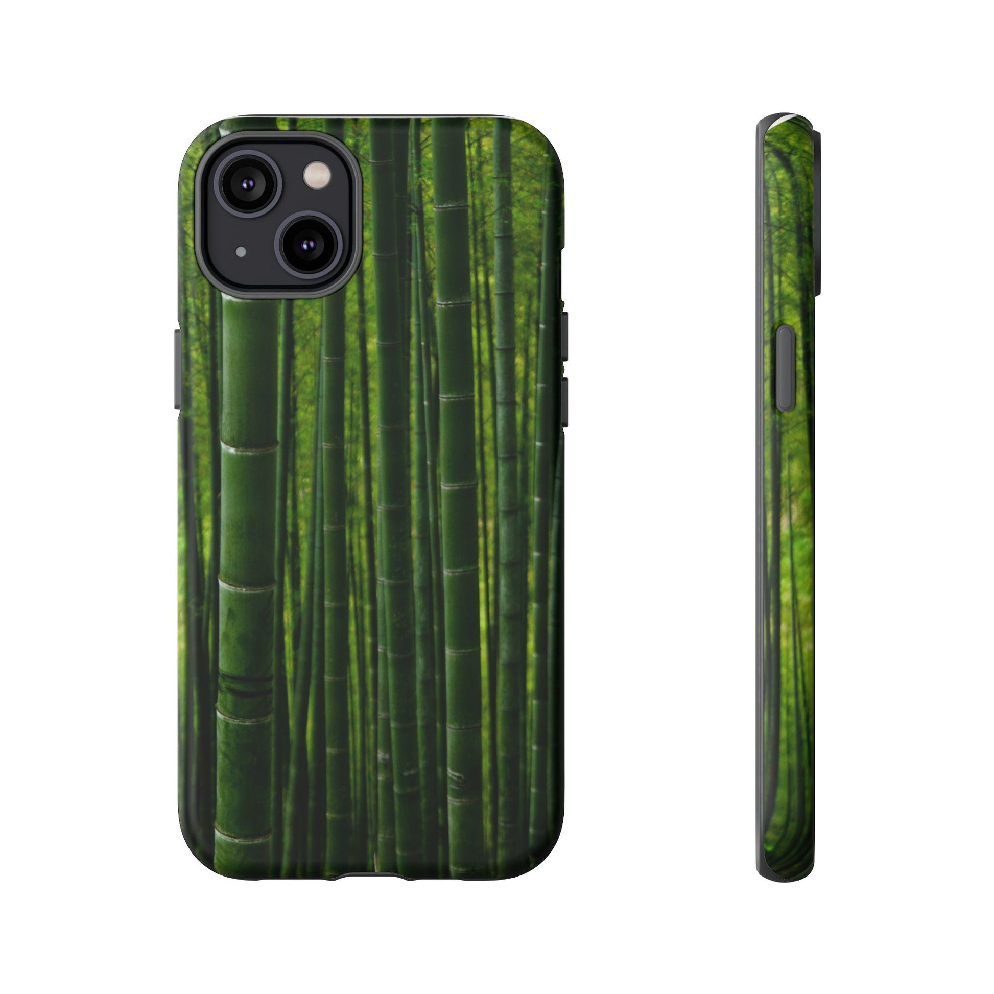 Bamboo Phone Case - Tough Cases, Nature Lover Gift, Eco-Friendly Phone Accessory, Greenery Design, Unique Smartphone Cover - FORMO