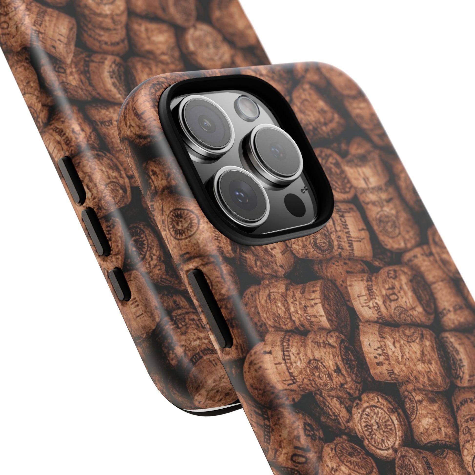 Cork Pattern Phone Case - Eco-Friendly, Vintage Style, Rustic Gifts for Wine Lovers, Housewarming, Birthday, Unique Gift - FORMO