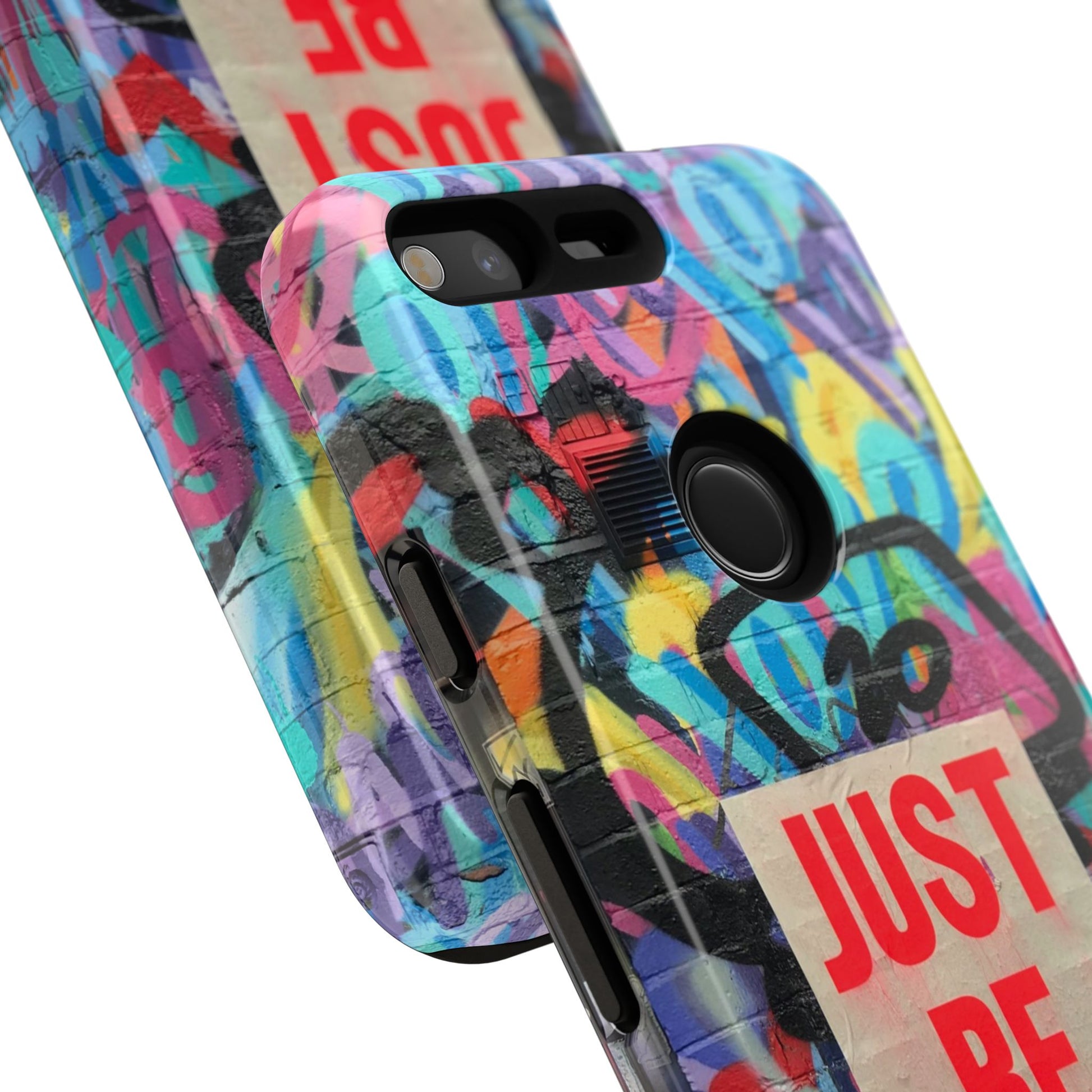 Colorful Phone Case - Just Be Nice Design, Motivational Gift, Phone Accessories, Unique Custom Case, Positive Vibe Tech Gear - FORMO