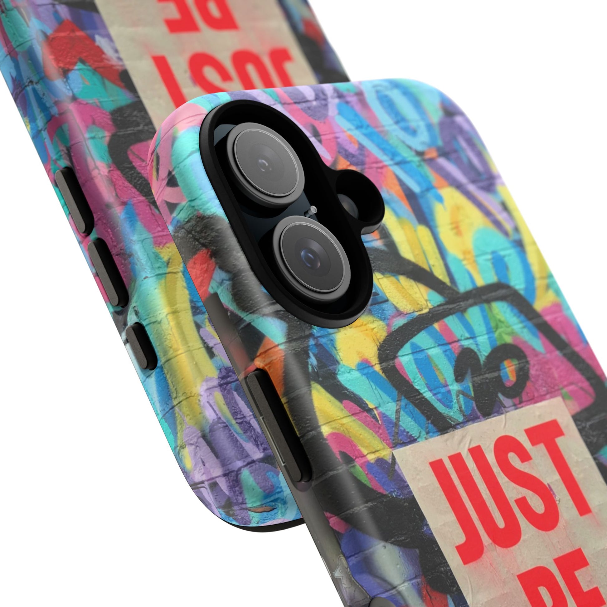 Colorful Phone Case - Just Be Nice Design, Motivational Gift, Phone Accessories, Unique Custom Case, Positive Vibe Tech Gear - FORMO