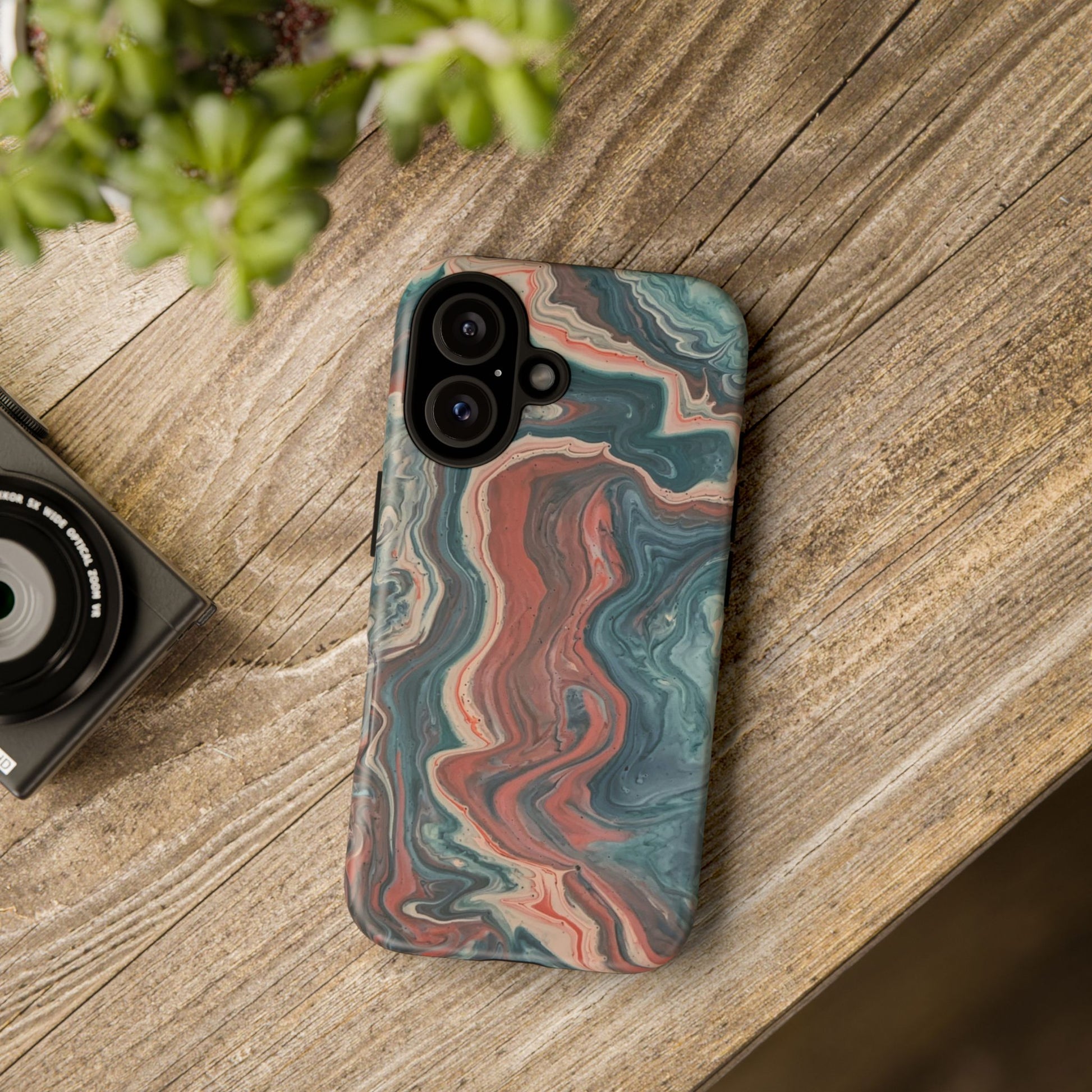 Artistic Phone Case, Tough Cases for Stylish Protection, Marble Design, Trendy Gift for Phone Lovers, Unique Cell Phone Accessory - FORMO