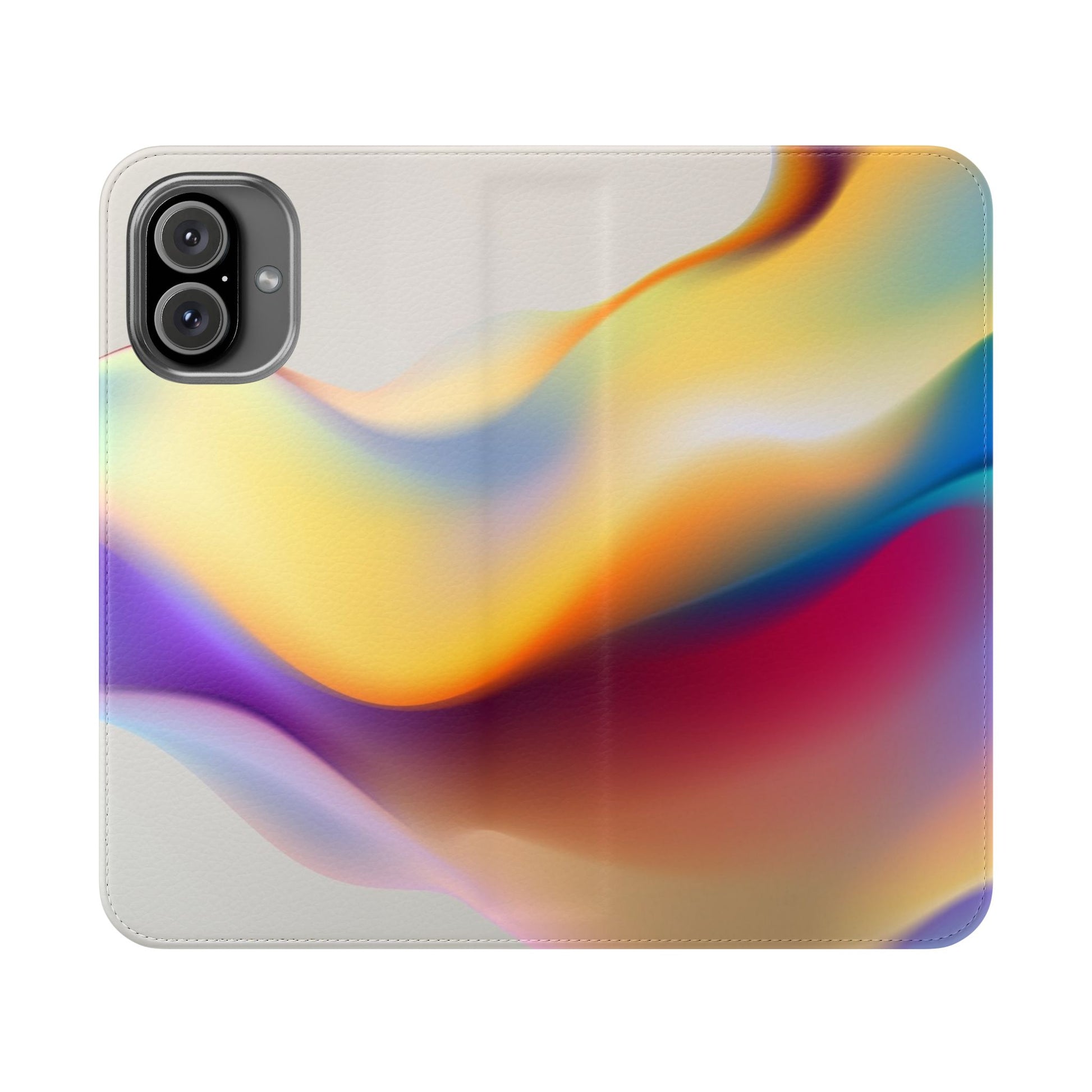 Abstract Gradient Wave Phone Wallet Case (iPhone & Samsung Compatible) - FORMO