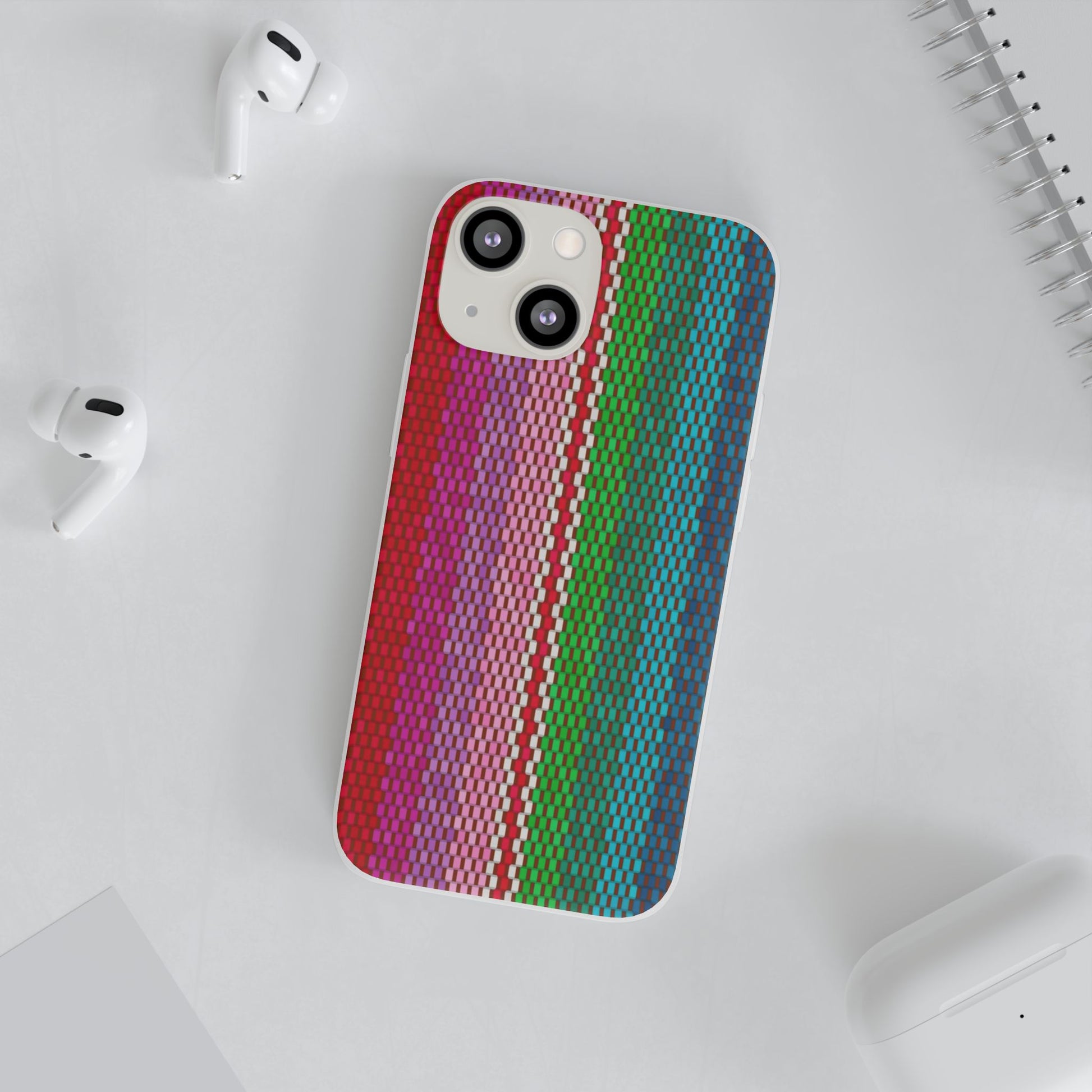 Colorful Striped Flexi Phone Case (iPhone & Samsung Compatible) - FORMO