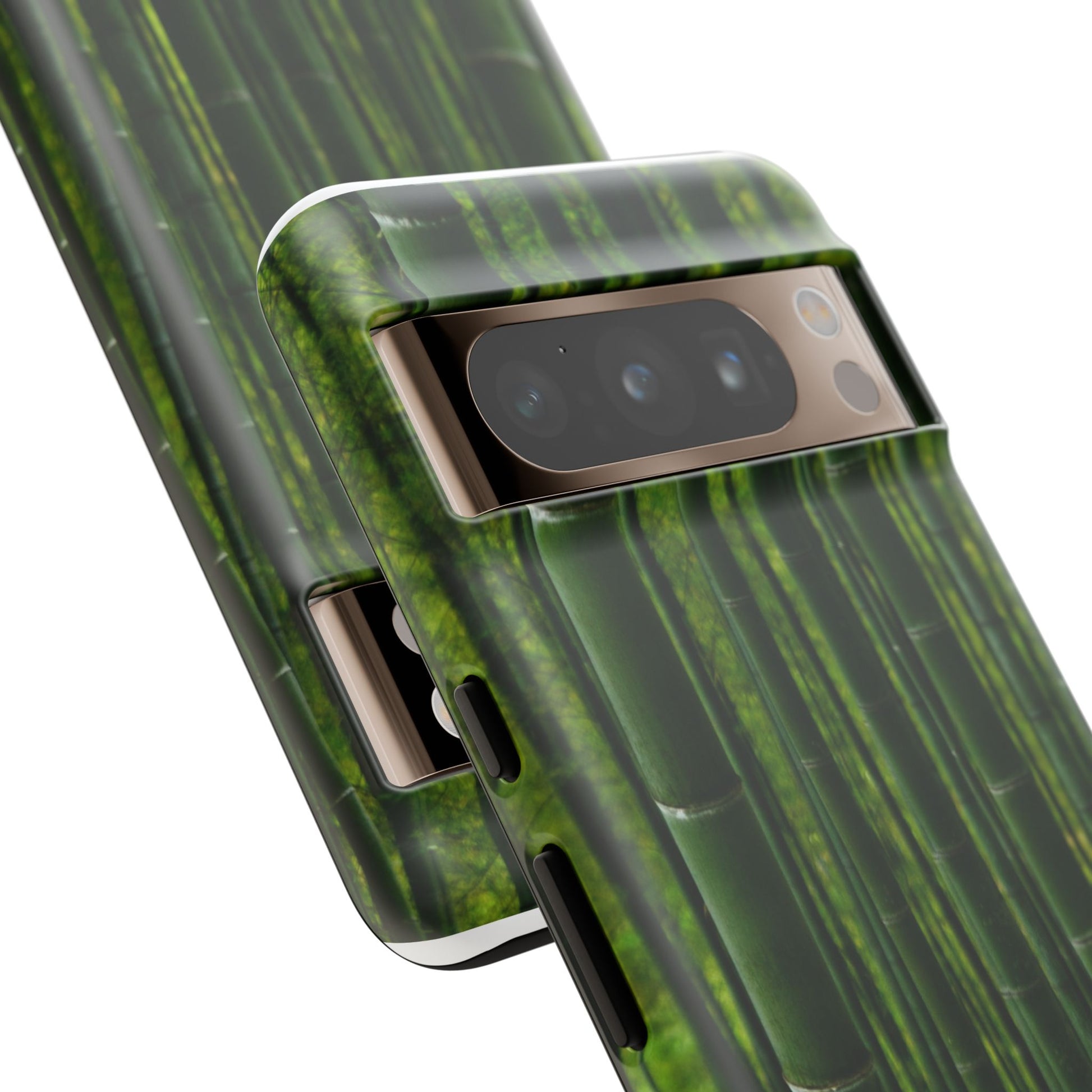 Bamboo Phone Case - Tough Cases, Nature Lover Gift, Eco-Friendly Phone Accessory, Greenery Design, Unique Smartphone Cover - FORMO