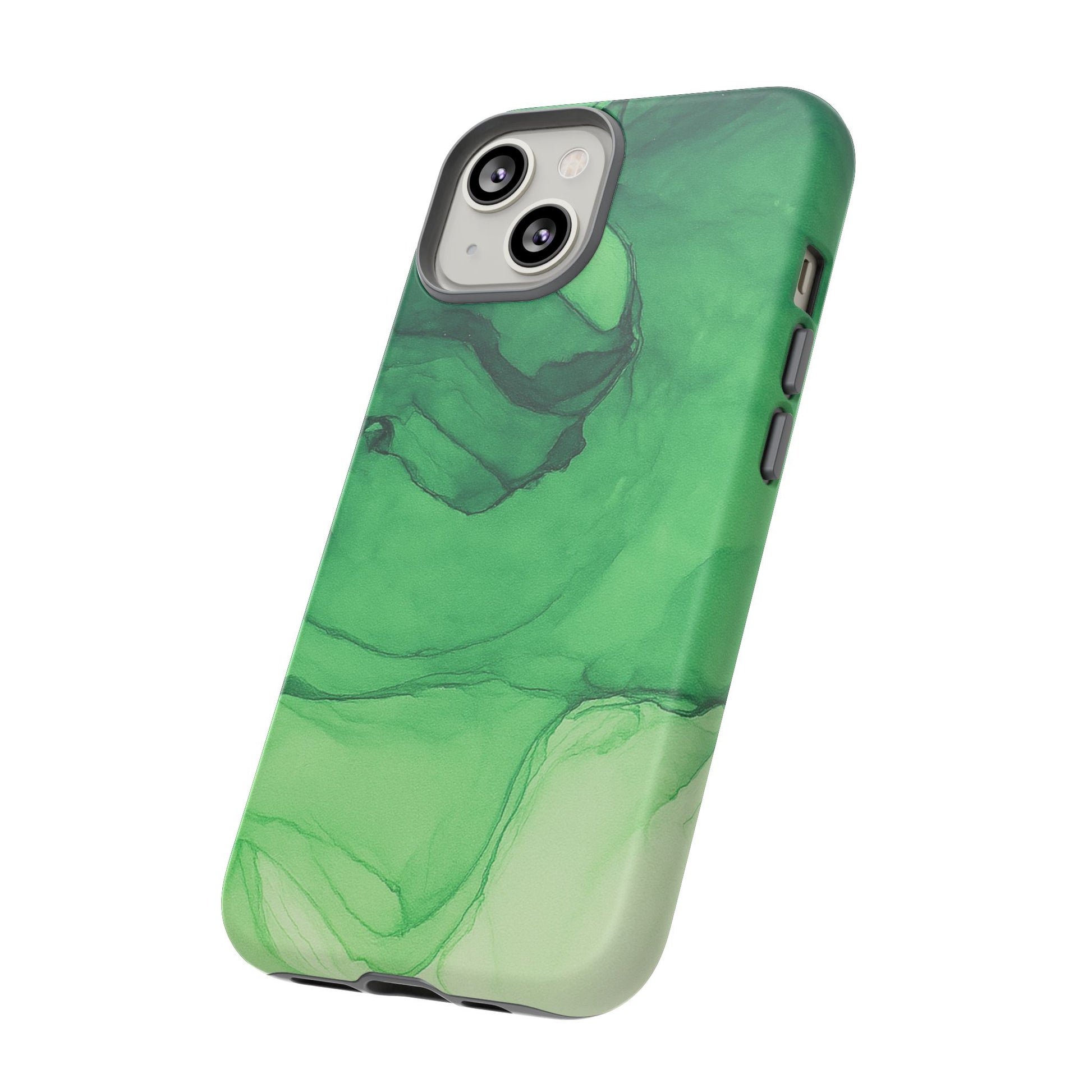 Stylish Phone Case for Nature Lovers, Tough Cases, Green Marble Design, Organic Aesthetic, Unique Gift, Eco-friendly Accessories