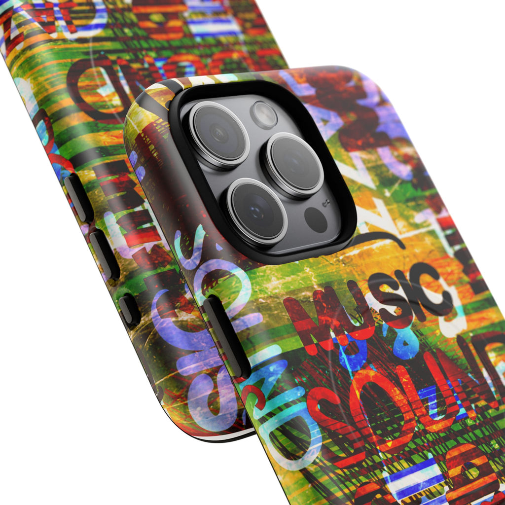 Colorful Music-Themed Phone Case (iPhone & Samsung Compatible) - FORMO