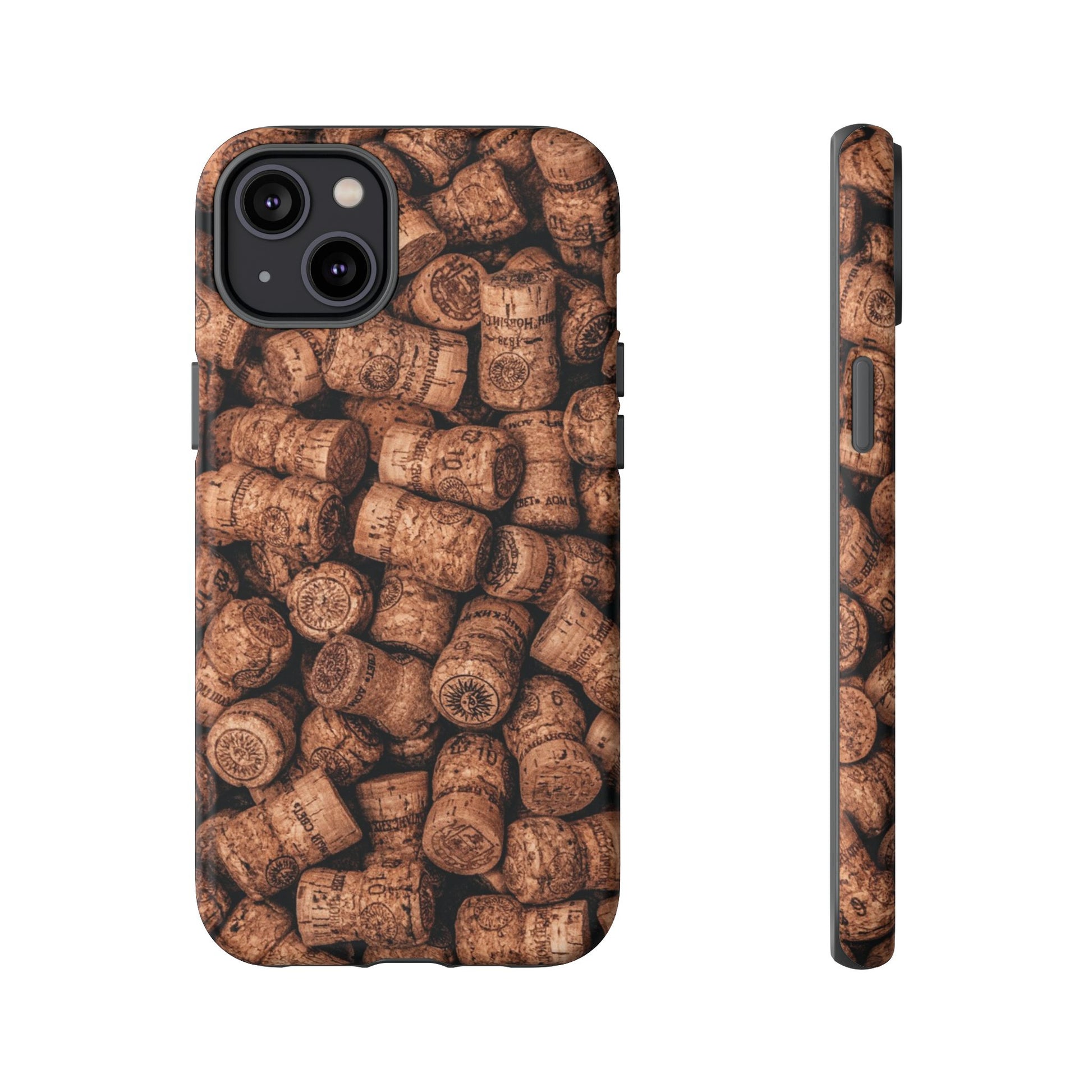 Cork Pattern Phone Case - Eco-Friendly, Vintage Style, Rustic Gifts for Wine Lovers, Housewarming, Birthday, Unique Gift - FORMO