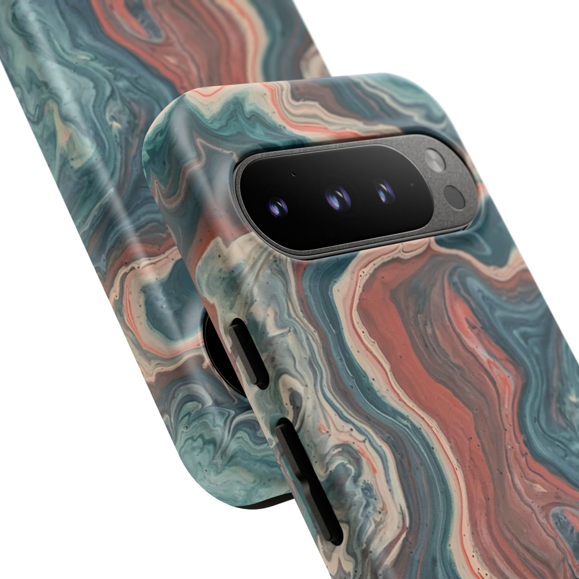 Artistic Phone Case, Tough Cases for Stylish Protection, Marble Design, Trendy Gift for Phone Lovers, Unique Cell Phone Accessory - FORMO