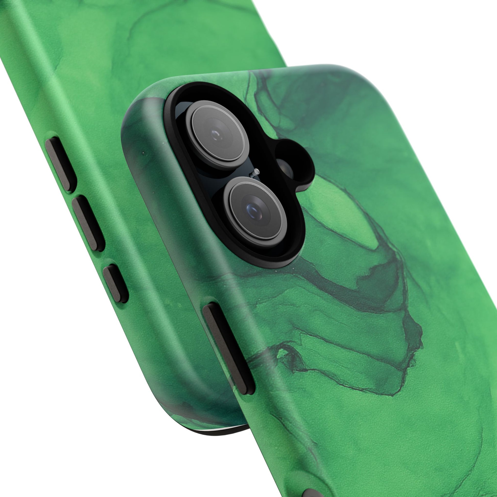 Stylish Phone Case for Nature Lovers, Tough Cases, Green Marble Design, Organic Aesthetic, Unique Gift, Eco-friendly Accessories