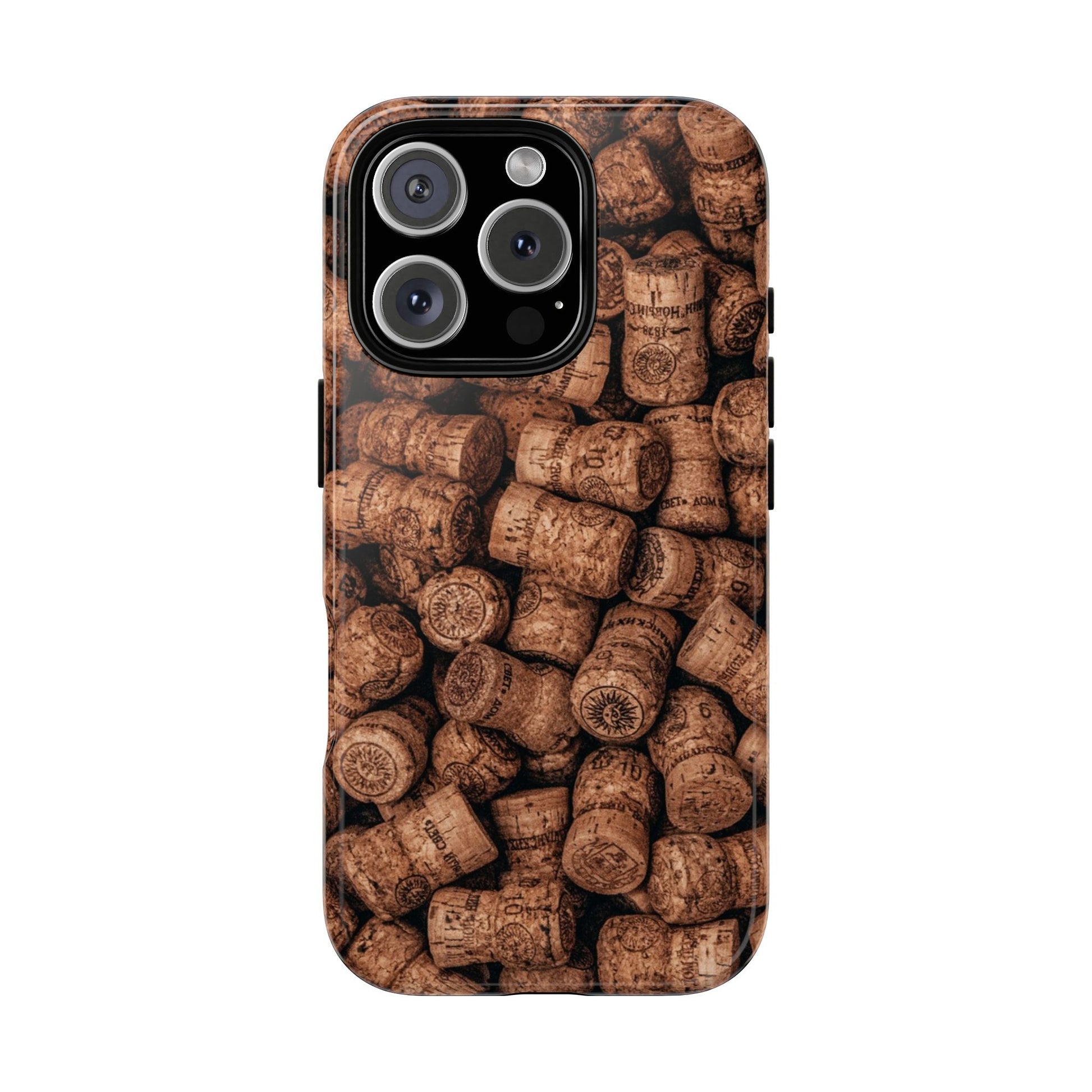 Cork Pattern Phone Case - Eco-Friendly, Vintage Style, Rustic Gifts for Wine Lovers, Housewarming, Birthday, Unique Gift - FORMO