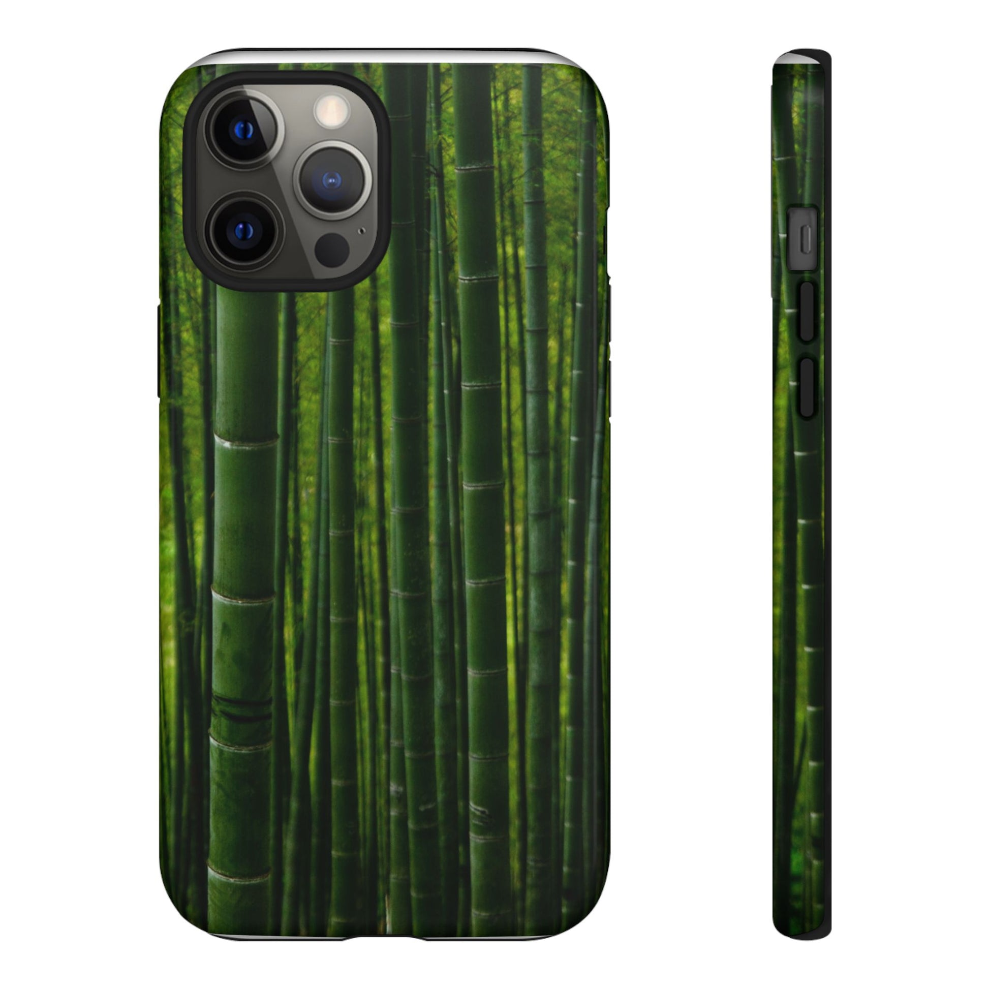 Bamboo Phone Case - Tough Cases, Nature Lover Gift, Eco-Friendly Phone Accessory, Greenery Design, Unique Smartphone Cover - FORMO