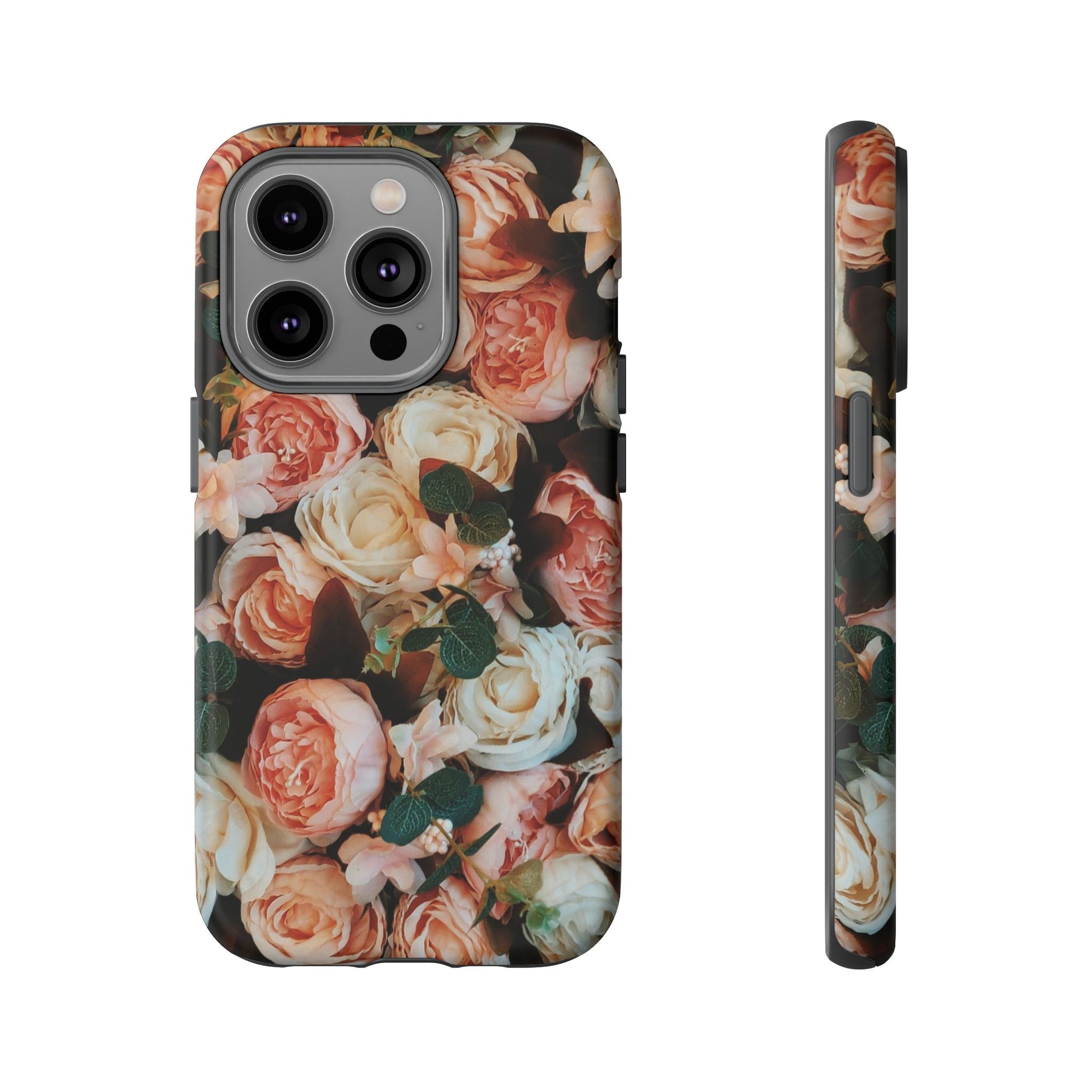 Floral Phone Case - Tough Cases, Rose Design, Floral Protection, Gift for Her, Cute Mobile Cover, Eco-Friendly Case - FORMO