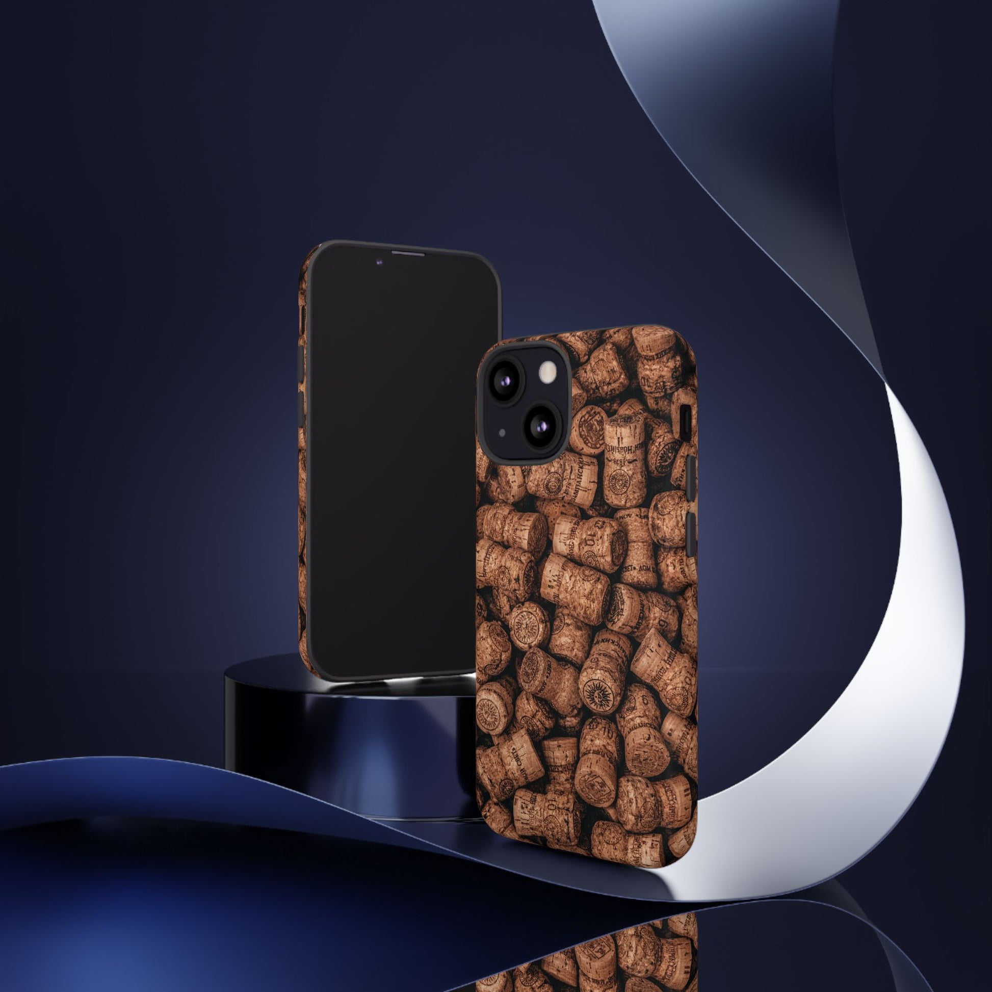 Cork Pattern Phone Case - Eco-Friendly, Vintage Style, Rustic Gifts for Wine Lovers, Housewarming, Birthday, Unique Gift - FORMO