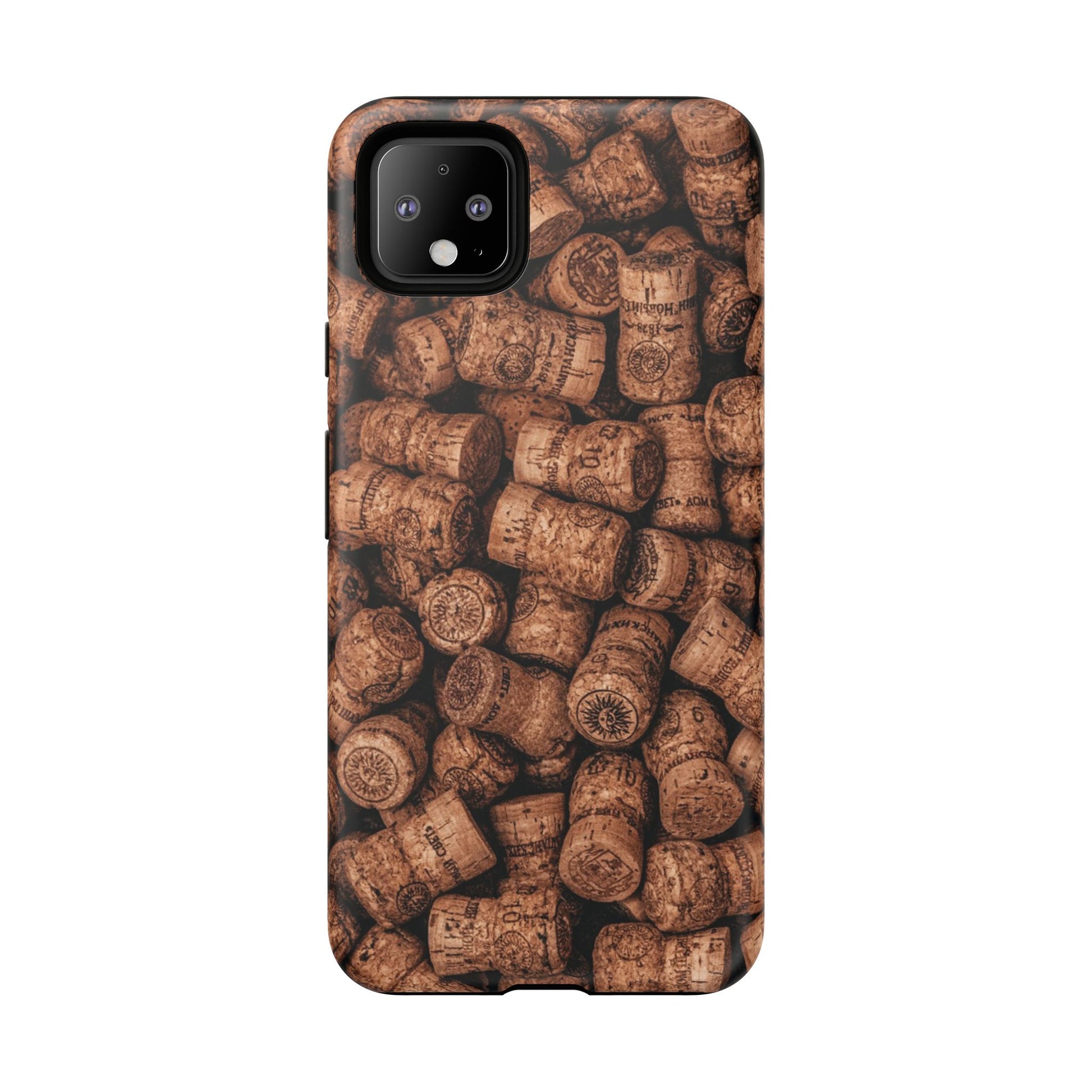 Cork Pattern Phone Case - Eco-Friendly, Vintage Style, Rustic Gifts for Wine Lovers, Housewarming, Birthday, Unique Gift - FORMO