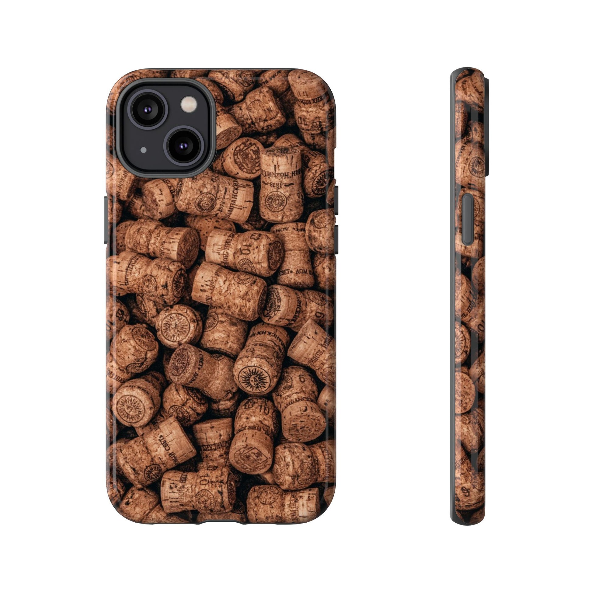 Cork Pattern Phone Case - Eco-Friendly, Vintage Style, Rustic Gifts for Wine Lovers, Housewarming, Birthday, Unique Gift - FORMO