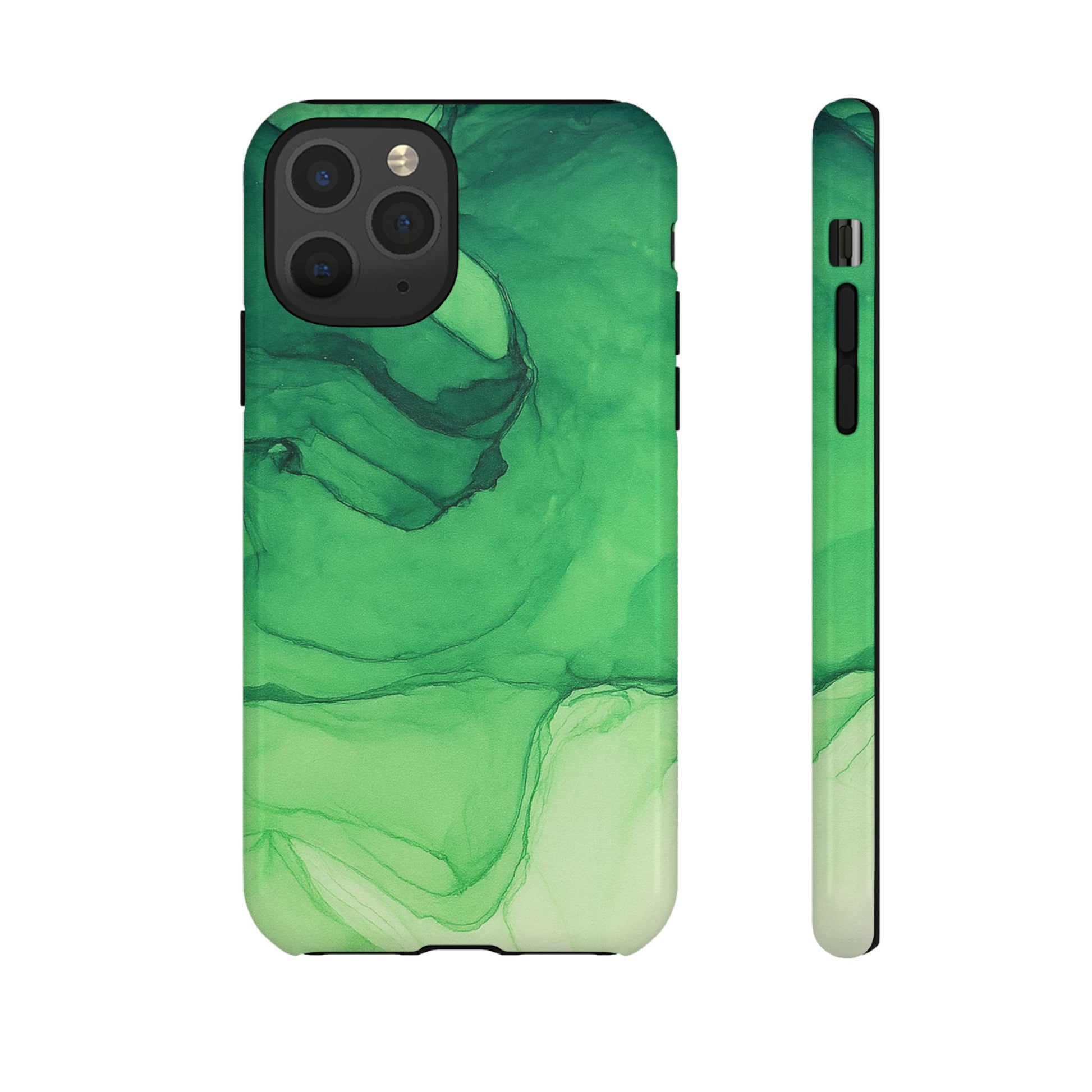 Stylish Phone Case for Nature Lovers, Tough Cases, Green Marble Design, Organic Aesthetic, Unique Gift, Eco-friendly Accessories