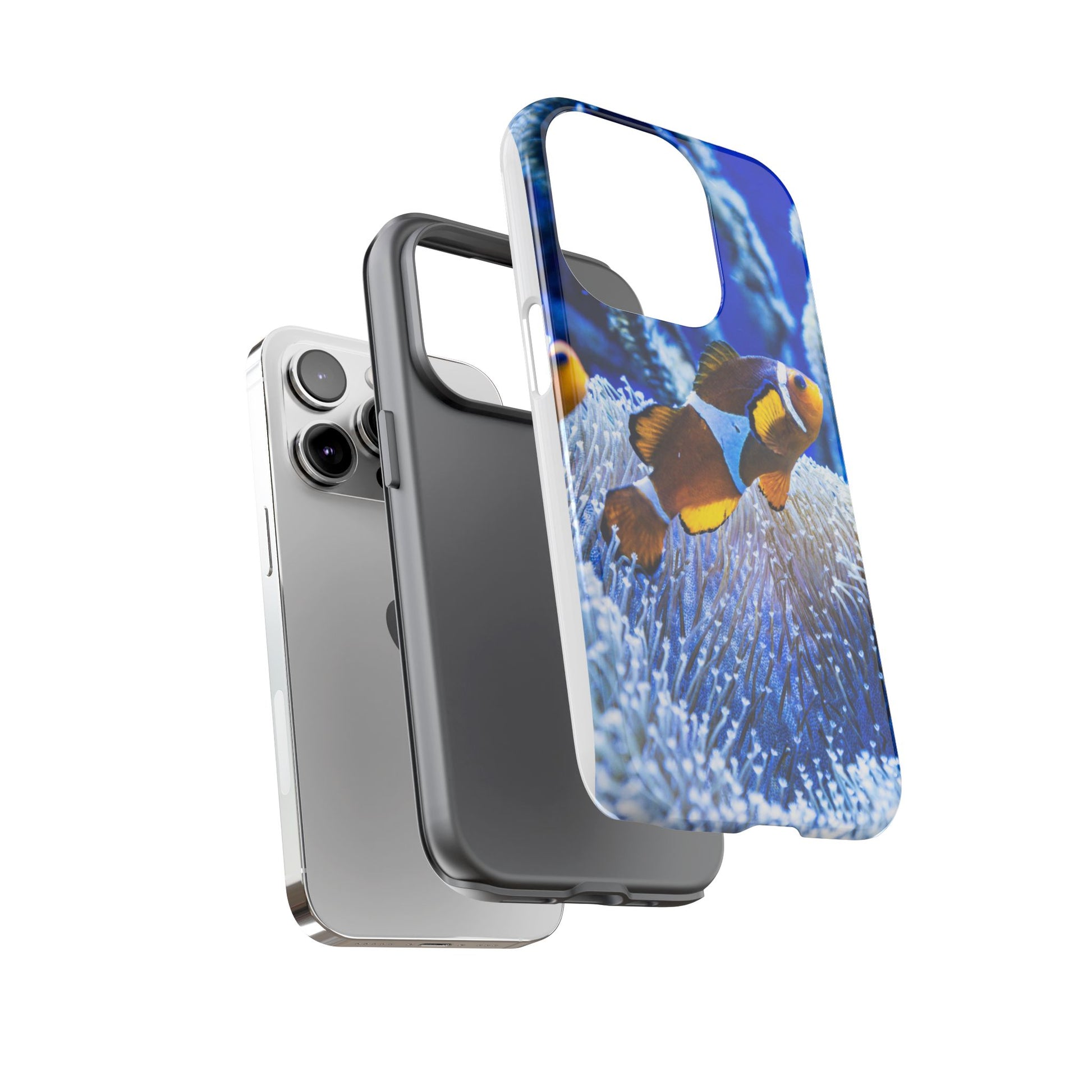 Colorful Marine Life Phone Case, Fish Case, Ocean Lover Gift, Underwater Art, Unique Phone Cover, Tough Phone Protector - FORMO