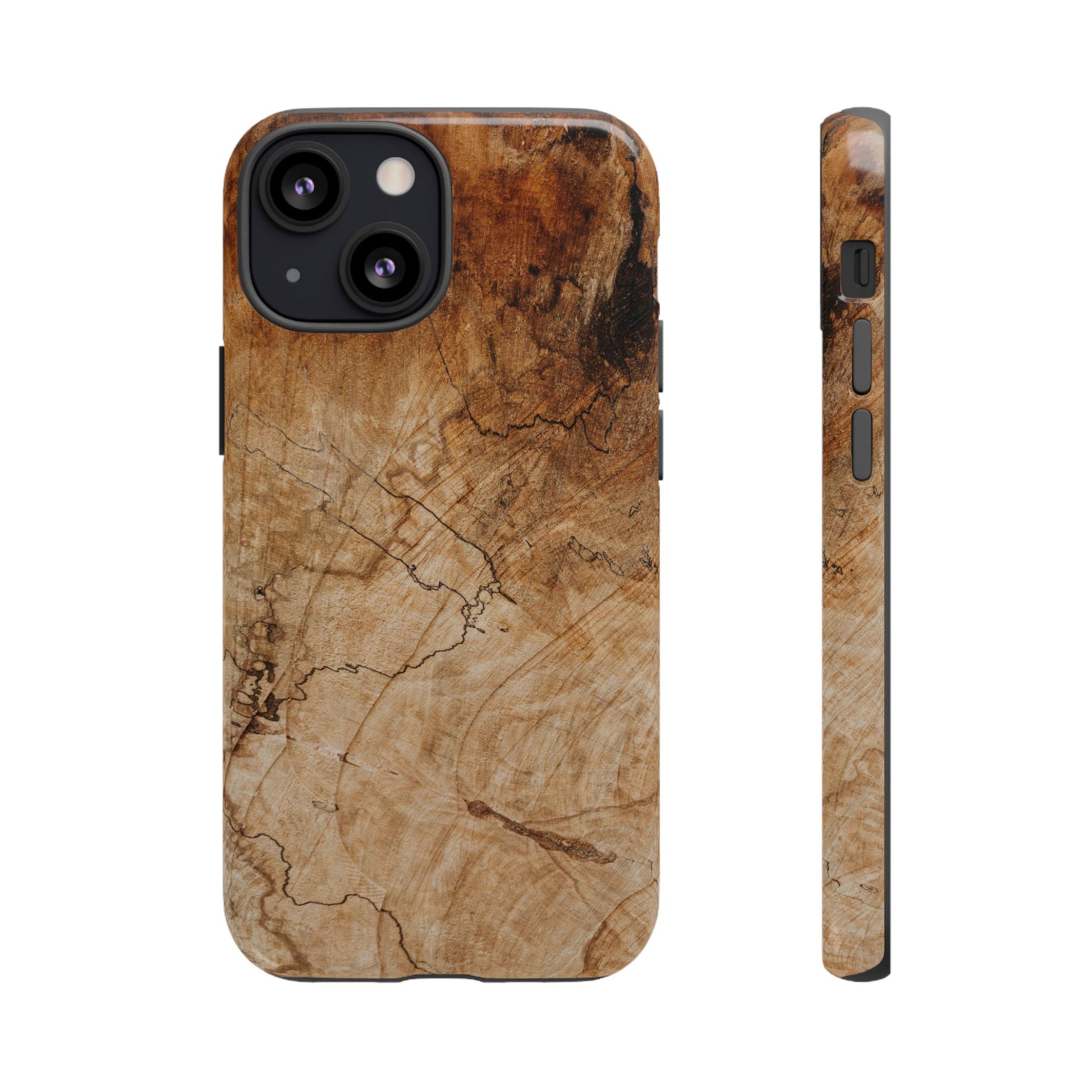 Woodland-Inspired Phone Case | Tough Cases, Natural Wood Grain Cover, Rustic Tech Accessory, Nature Lover Gift, Eco-Friendly - FORMO