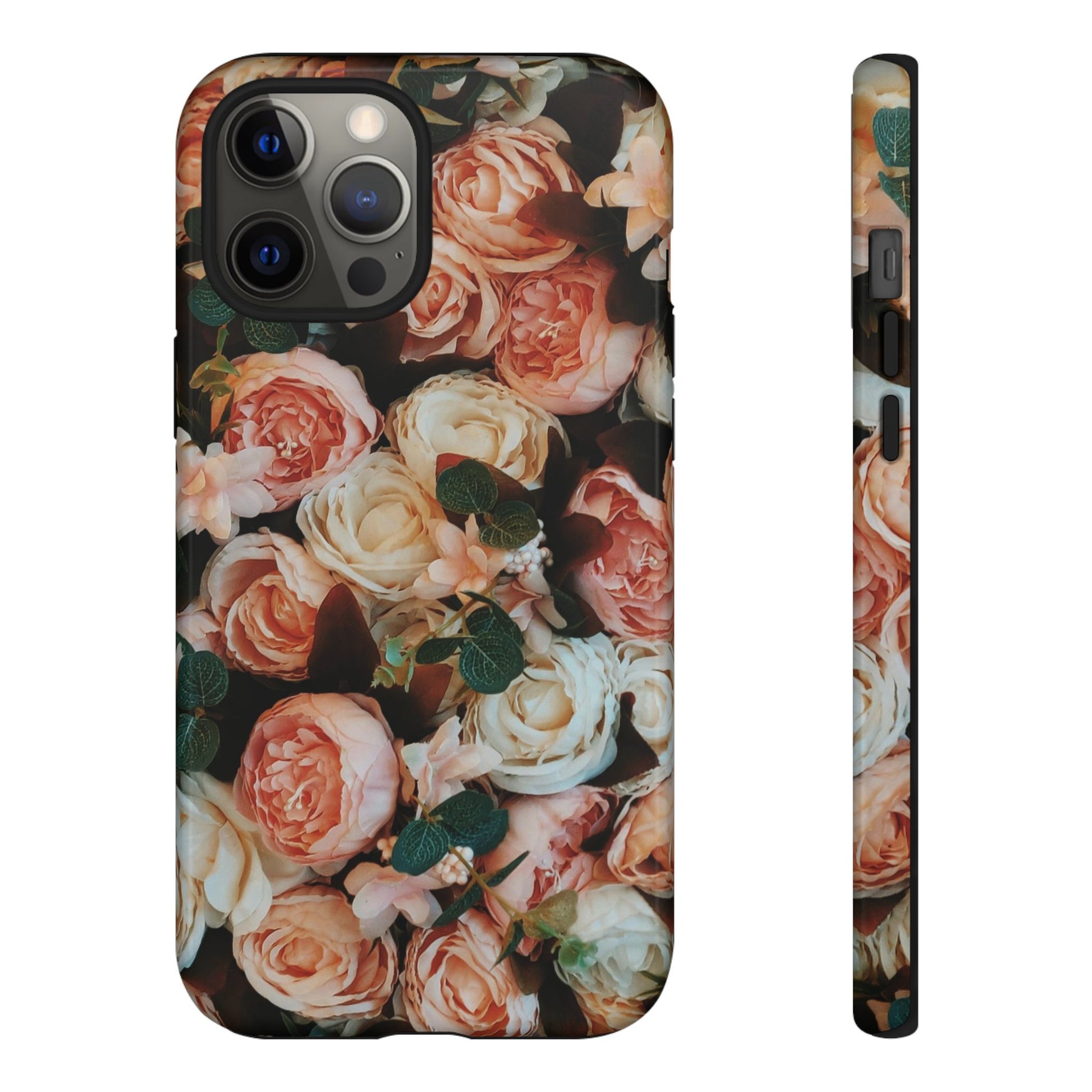 Floral Phone Case - Tough Cases, Rose Design, Floral Protection, Gift for Her, Cute Mobile Cover, Eco-Friendly Case - FORMO