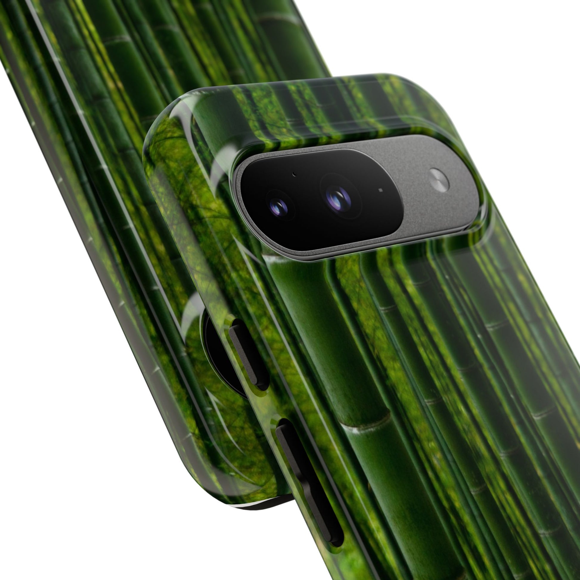 Bamboo Phone Case - Tough Cases, Nature Lover Gift, Eco-Friendly Phone Accessory, Greenery Design, Unique Smartphone Cover - FORMO