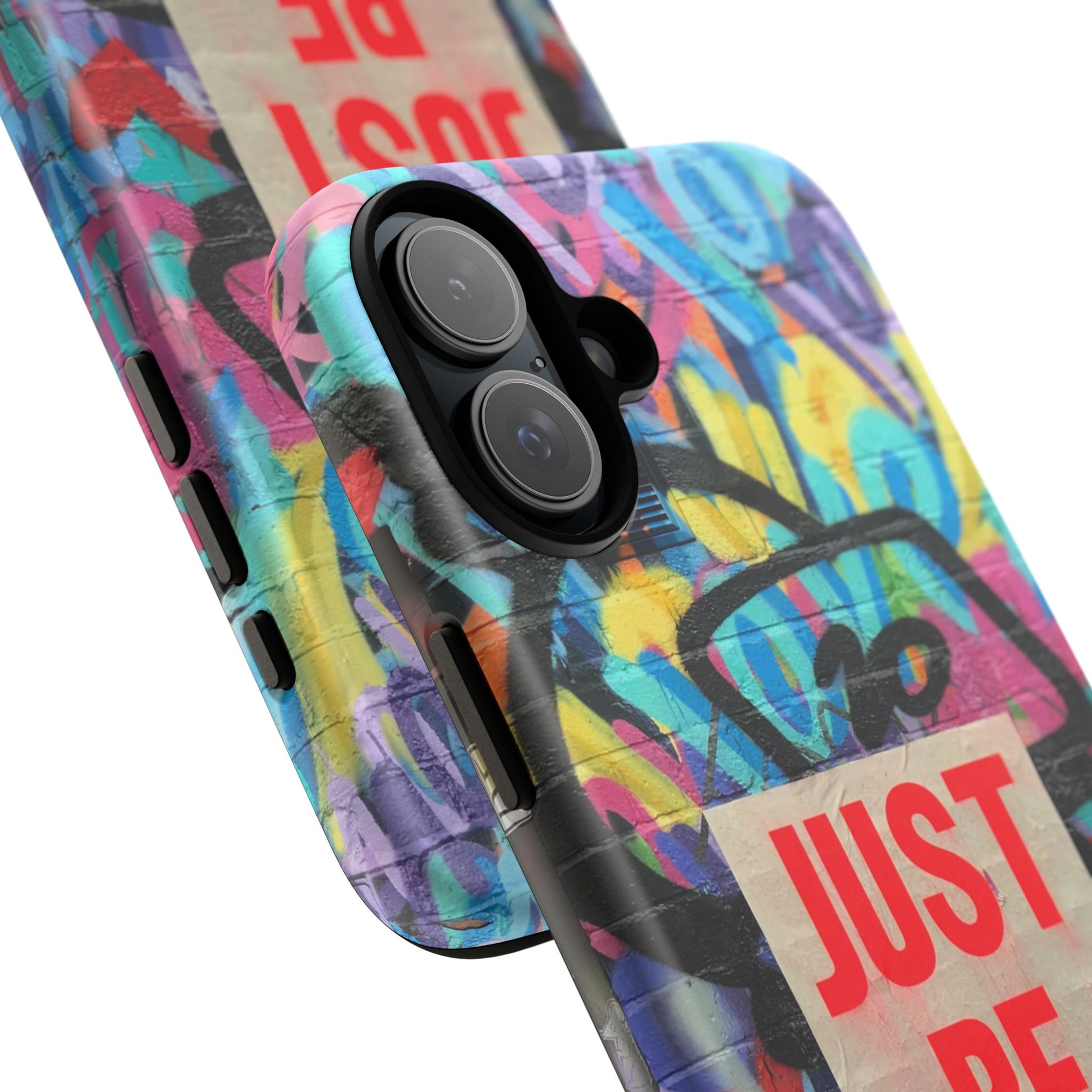 Colorful Phone Case - Just Be Nice Design, Motivational Gift, Phone Accessories, Unique Custom Case, Positive Vibe Tech Gear - FORMO