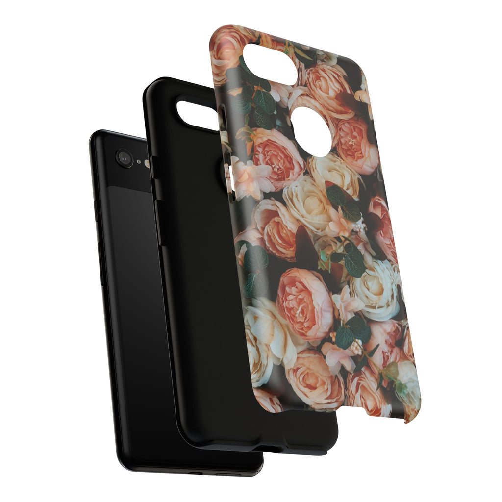 Floral Phone Case - Tough Cases, Rose Design, Floral Protection, Gift for Her, Cute Mobile Cover, Eco-Friendly Case - FORMO