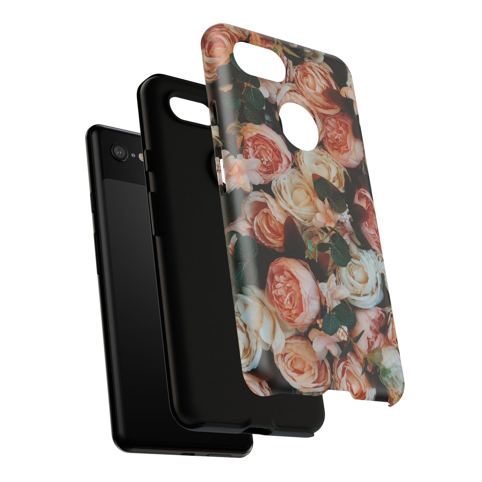 Floral Phone Case - Tough Cases, Rose Design, Floral Protection, Gift for Her, Cute Mobile Cover, Eco-Friendly Case - FORMO