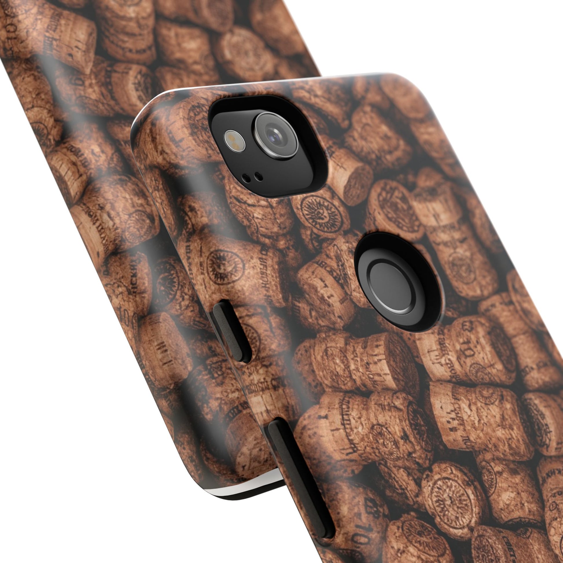 Cork Pattern Phone Case - Eco-Friendly, Vintage Style, Rustic Gifts for Wine Lovers, Housewarming, Birthday, Unique Gift - FORMO