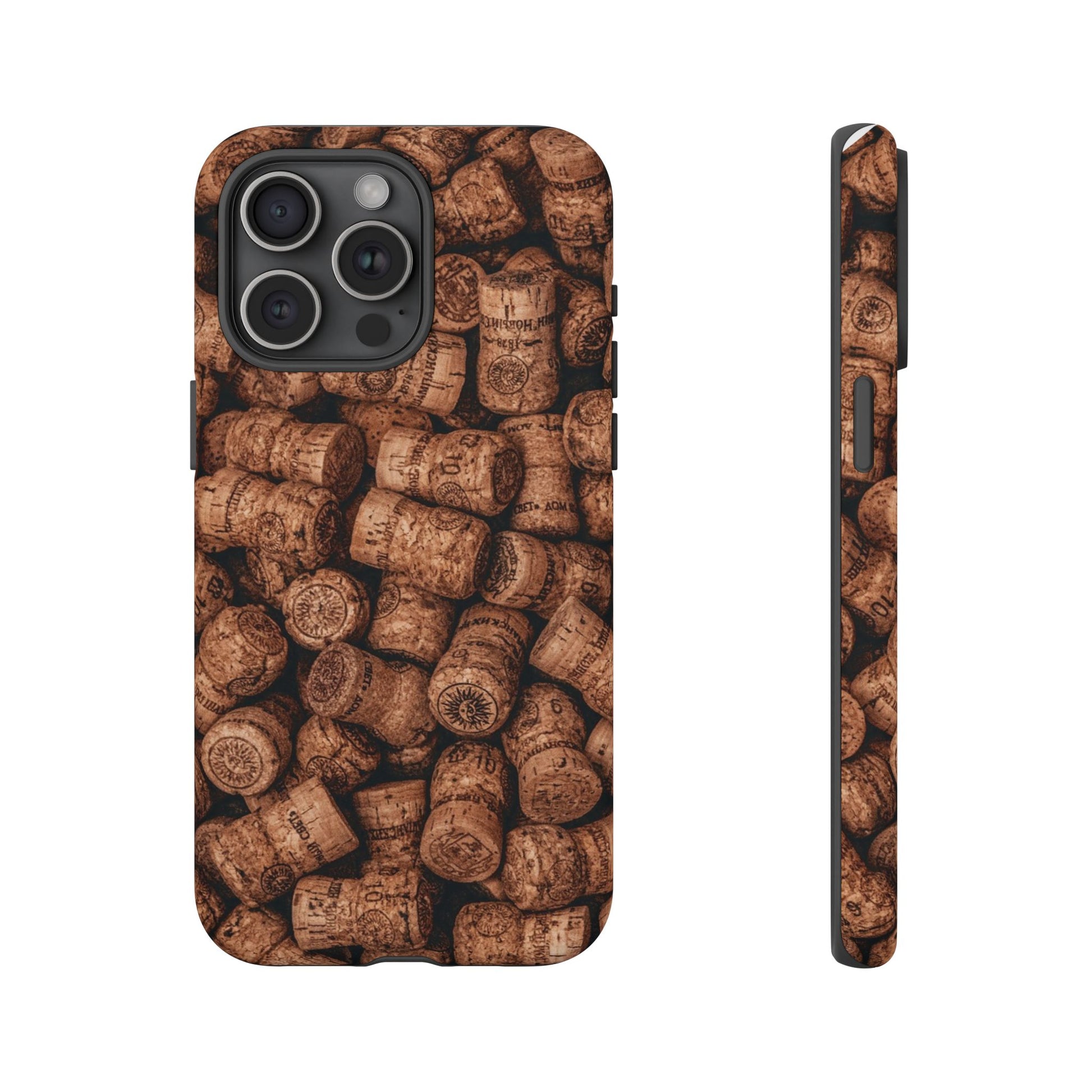 Cork Pattern Phone Case - Eco-Friendly, Vintage Style, Rustic Gifts for Wine Lovers, Housewarming, Birthday, Unique Gift - FORMO
