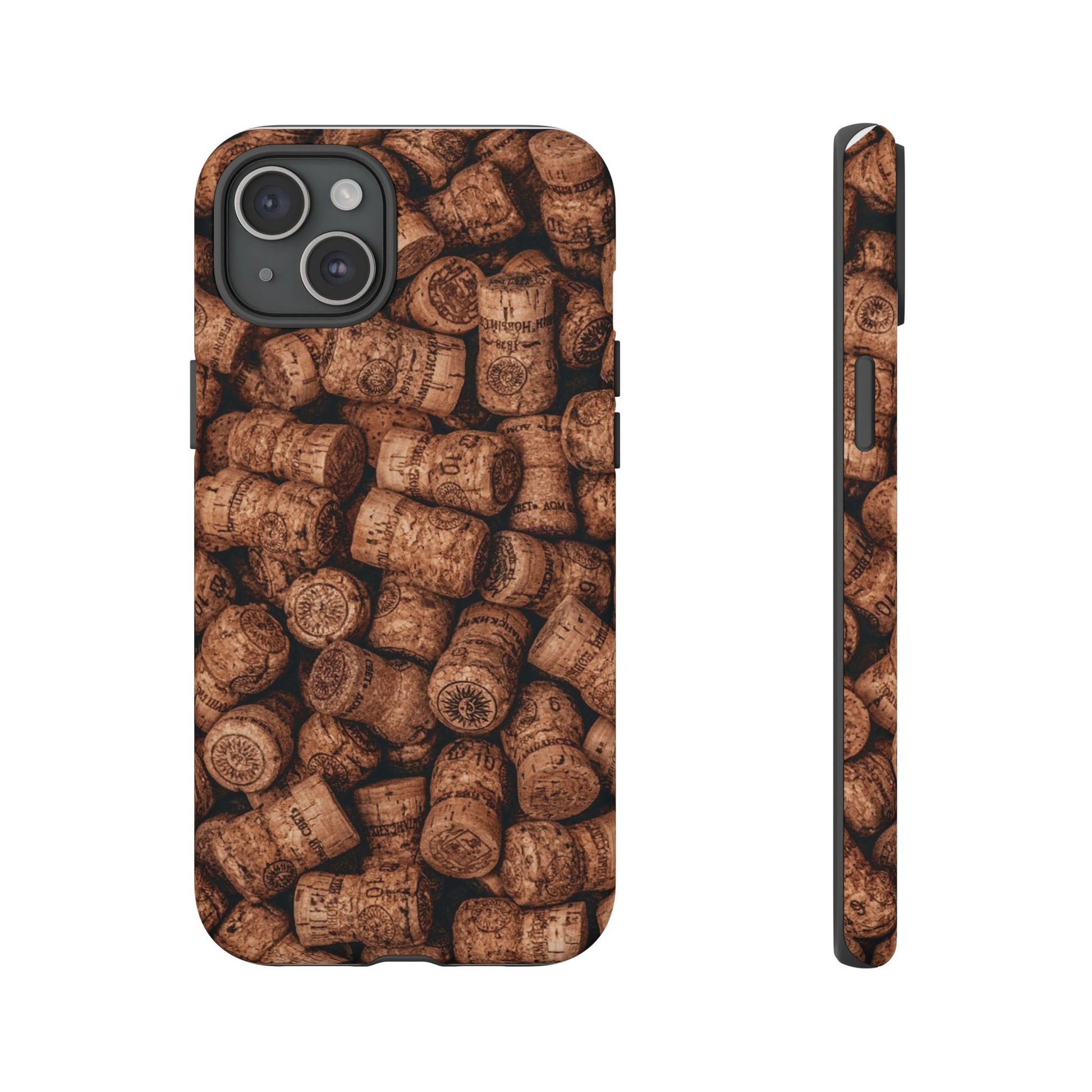 Cork Pattern Phone Case - Eco-Friendly, Vintage Style, Rustic Gifts for Wine Lovers, Housewarming, Birthday, Unique Gift - FORMO
