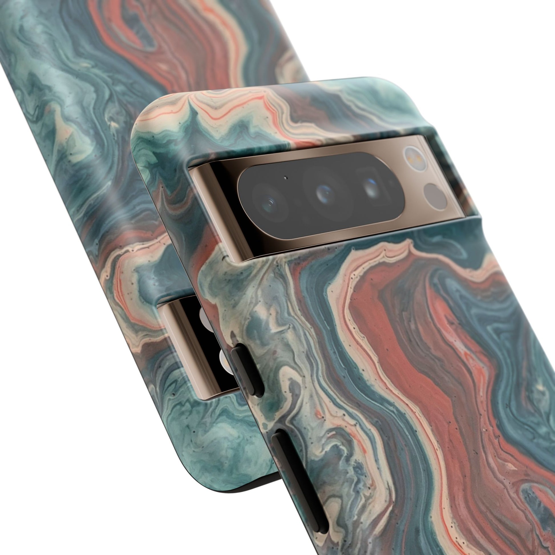 Artistic Phone Case, Tough Cases for Stylish Protection, Marble Design, Trendy Gift for Phone Lovers, Unique Cell Phone Accessory - FORMO