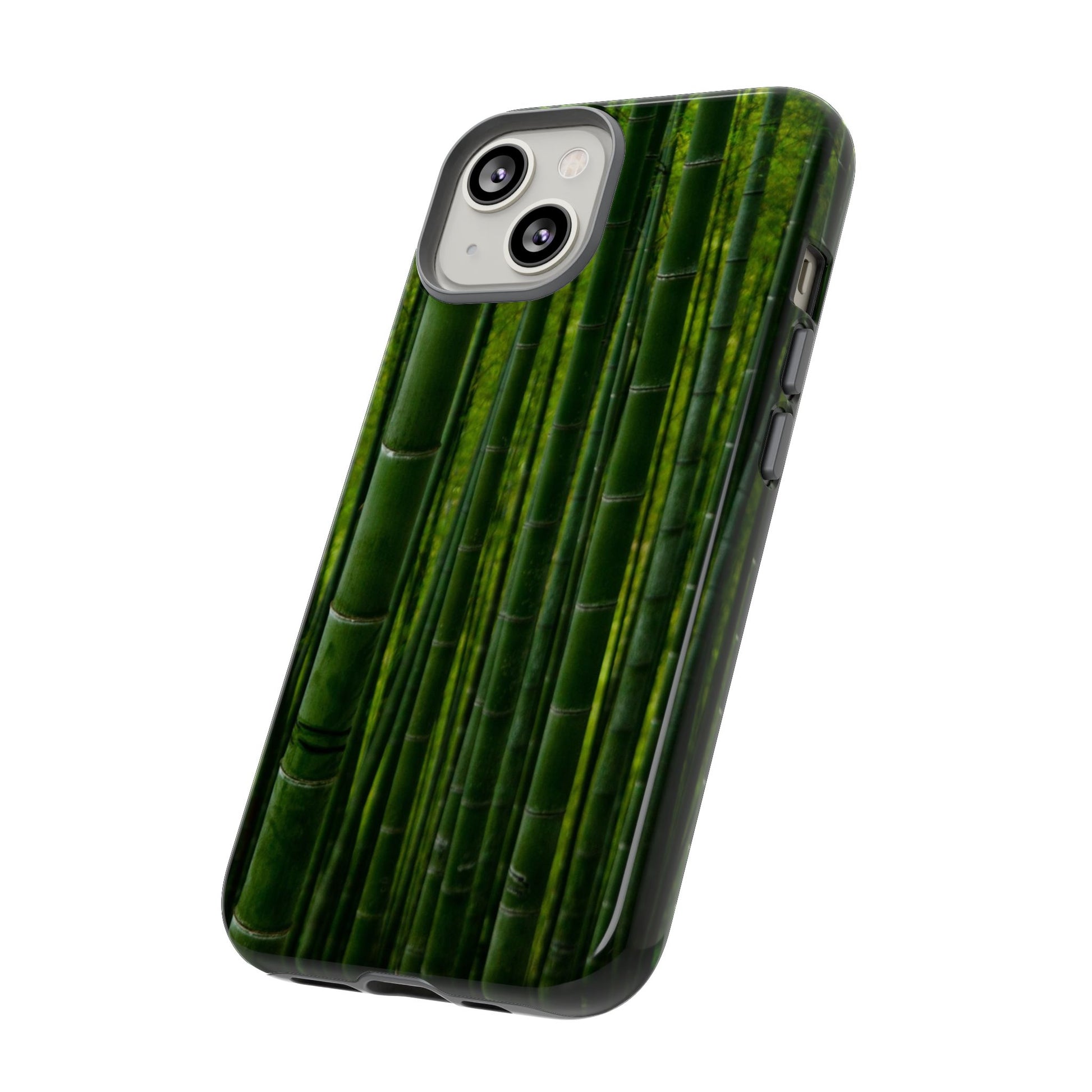 Bamboo Phone Case - Tough Cases, Nature Lover Gift, Eco-Friendly Phone Accessory, Greenery Design, Unique Smartphone Cover - FORMO