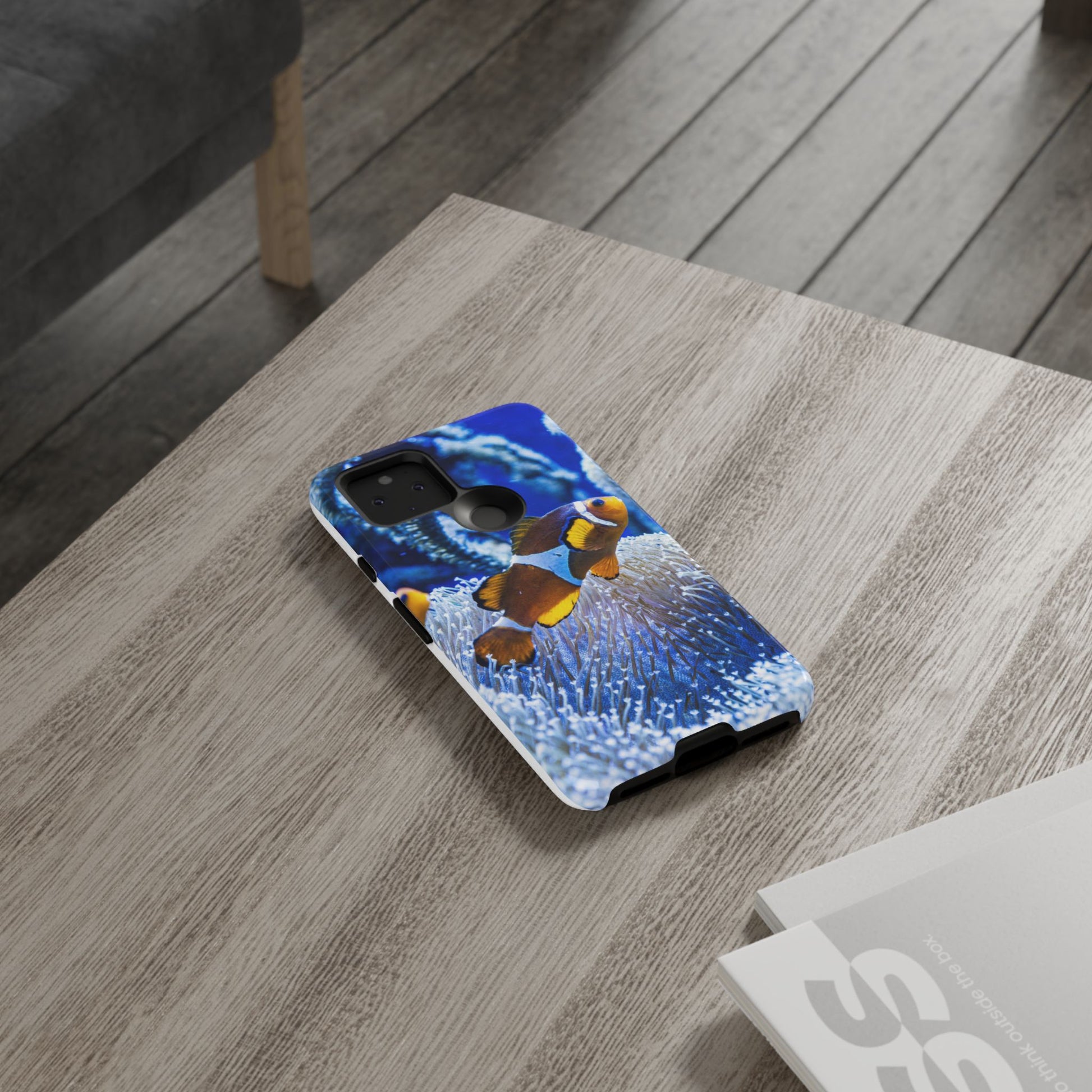 Colorful Marine Life Phone Case, Fish Case, Ocean Lover Gift, Underwater Art, Unique Phone Cover, Tough Phone Protector - FORMO