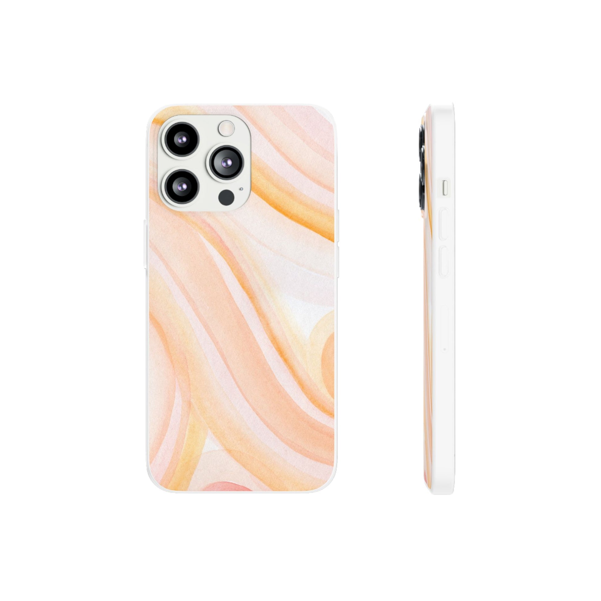 Aesthetic Phone Case, Soft Pastel Flexible Cover, Trendy Mobile Accessories, Gift for Her, Cute Phone Protection - FORMO