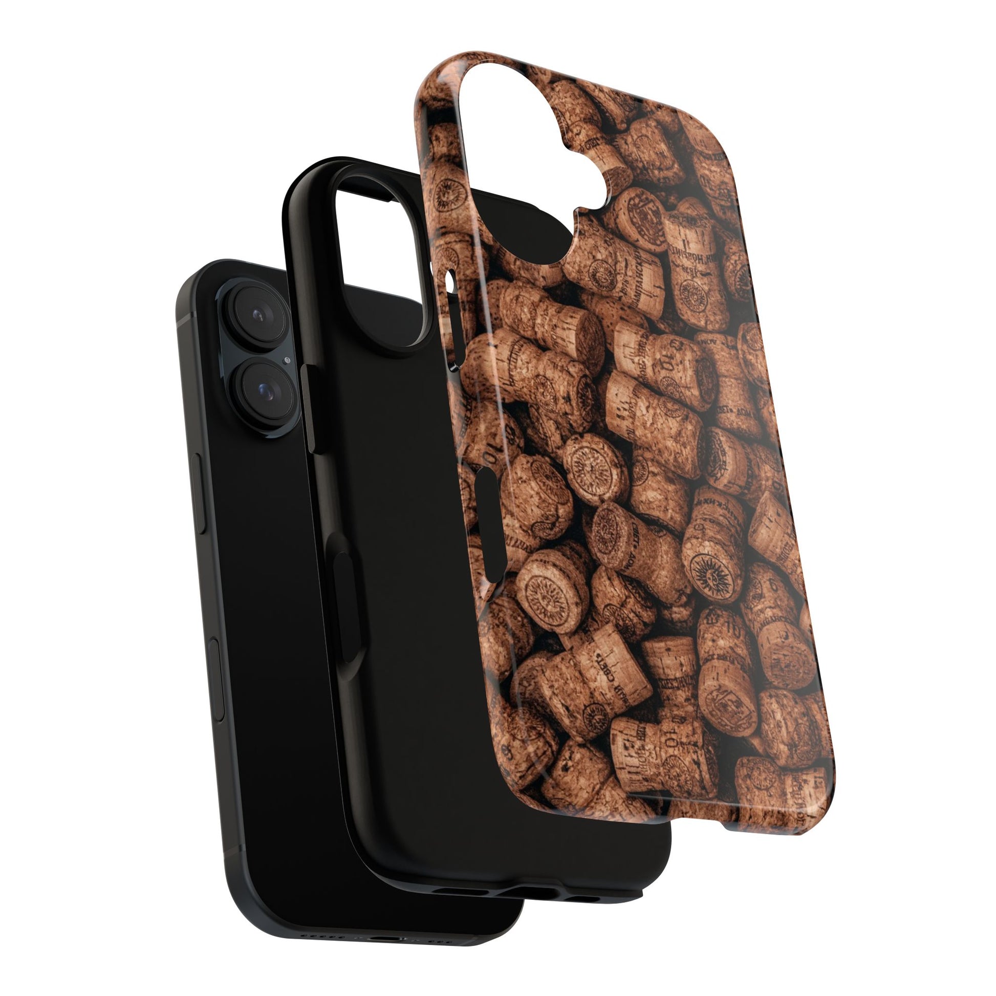 Cork Pattern Phone Case - Eco-Friendly, Vintage Style, Rustic Gifts for Wine Lovers, Housewarming, Birthday, Unique Gift - FORMO