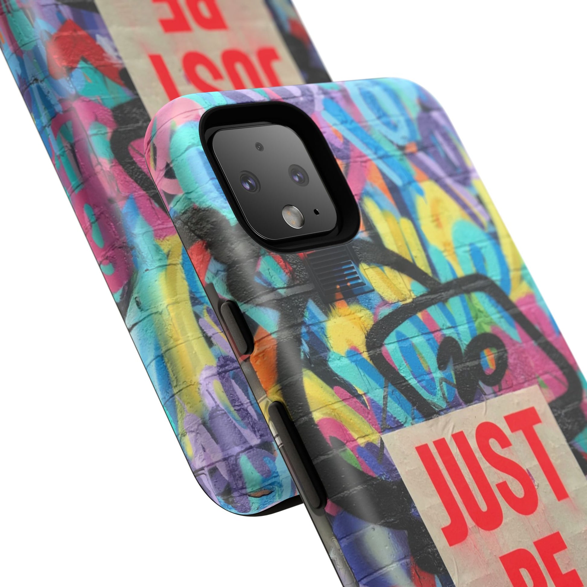 Colorful Phone Case - Just Be Nice Design, Motivational Gift, Phone Accessories, Unique Custom Case, Positive Vibe Tech Gear - FORMO