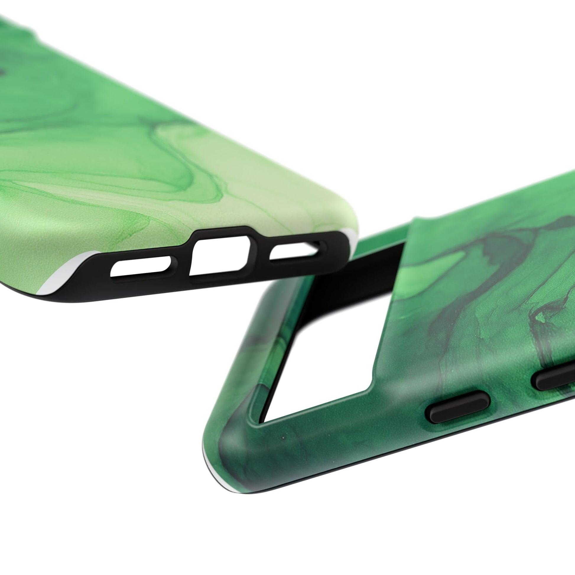 Stylish Phone Case for Nature Lovers, Tough Cases, Green Marble Design, Organic Aesthetic, Unique Gift, Eco-friendly Accessories