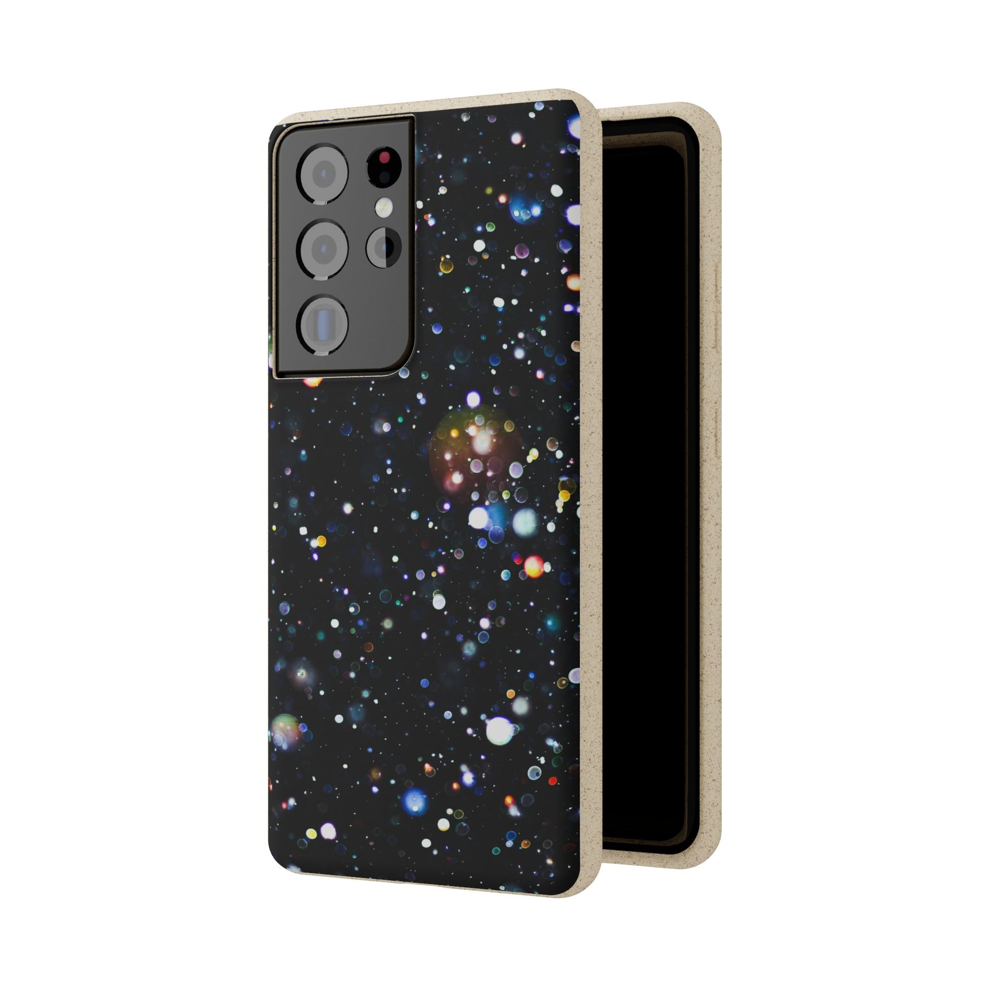 Eco-Friendly Phone Cases, Galaxy Print Biodegradable Cases, Sustainable Phone Accessories, Green Gifts for Her, Space Lover Gift - FORMO